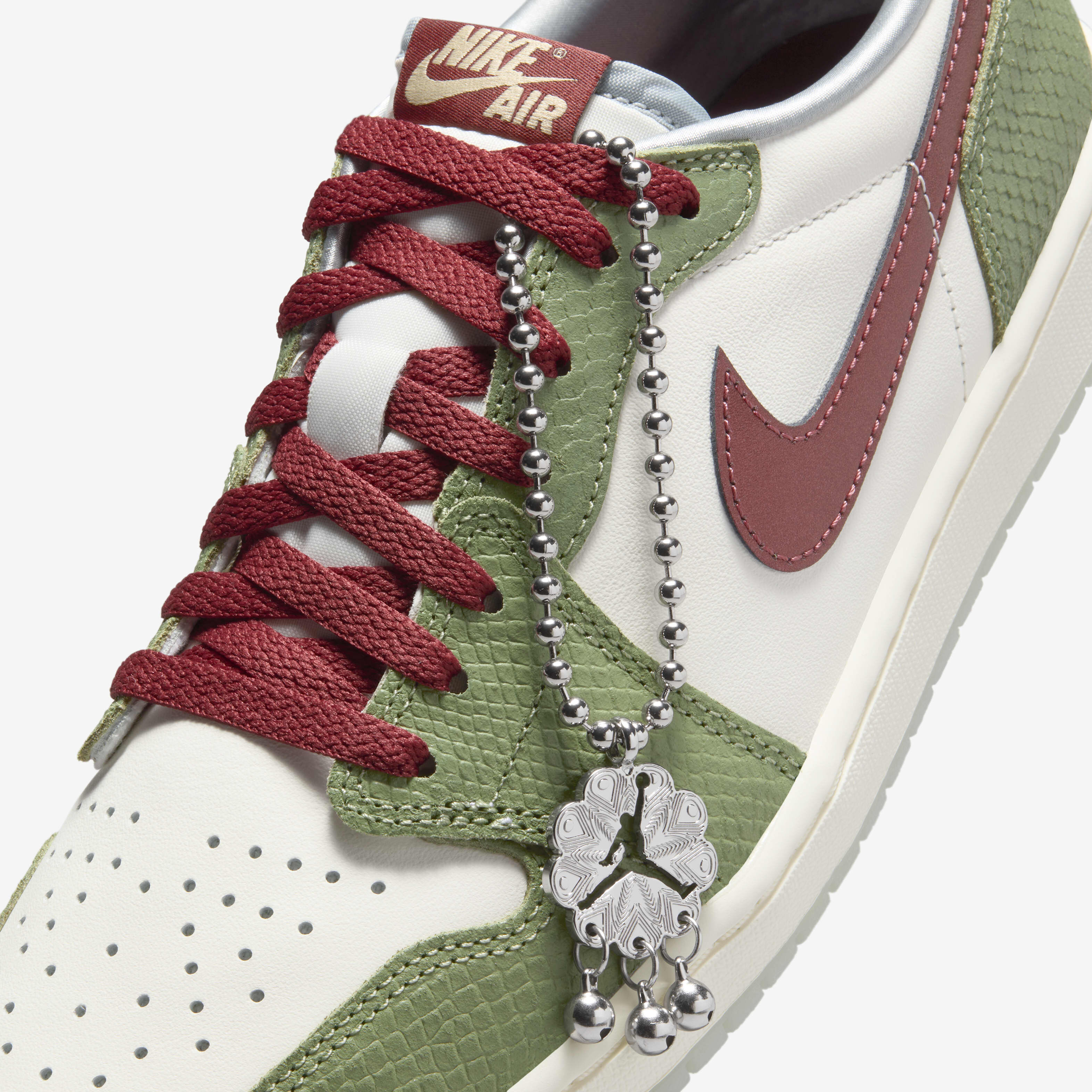 Buy Air Jordan 1 Retro Low OG Lunar New Year Men's Shoes - Sail/Oil  Green/Light Pumice/Cedar | Nike Kuwait Official