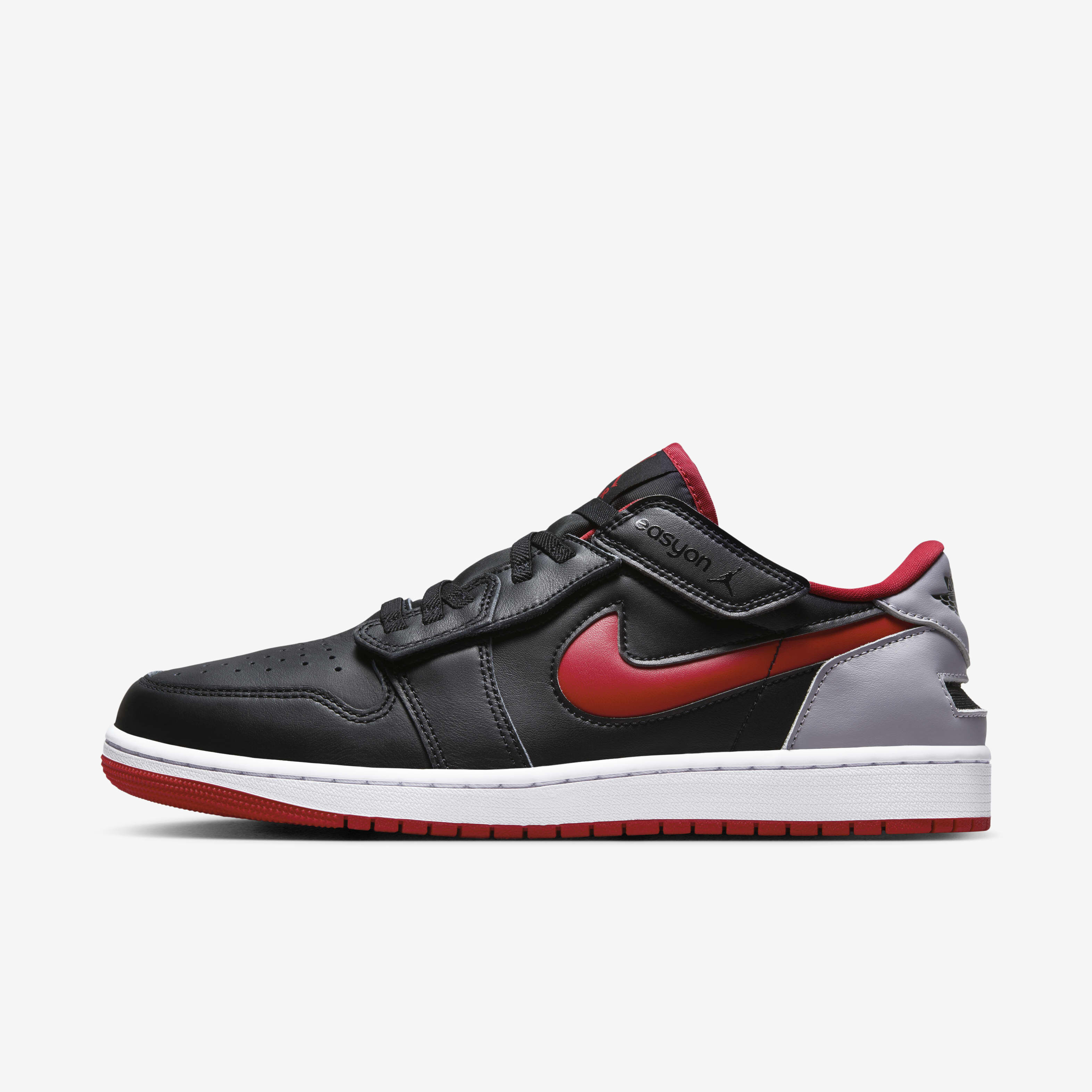 Buy Air Jordan 1 Low EasyOn Men s Shoes Black Cement Grey White Fire Red Nike Kuwait Official
