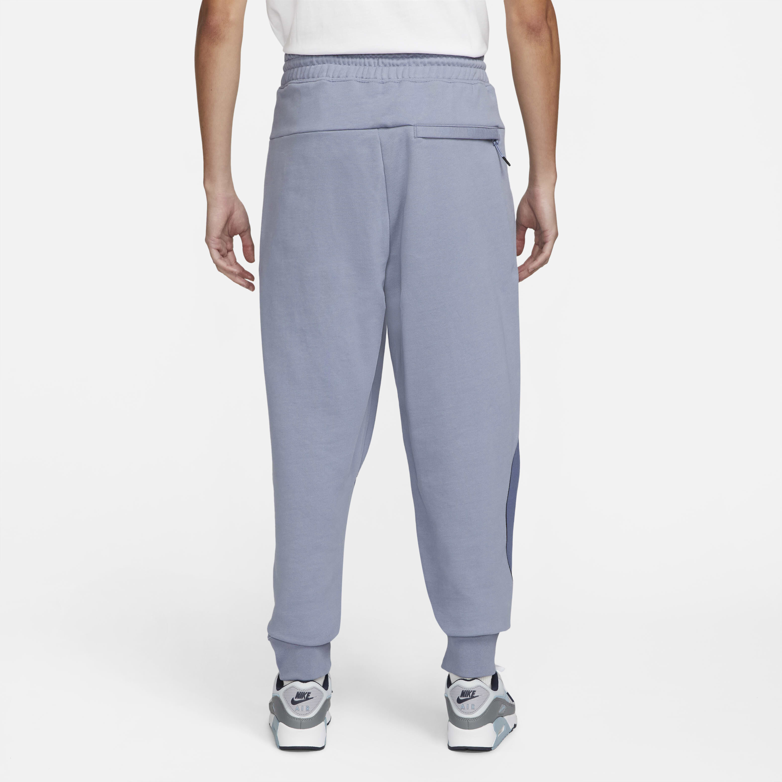 Buy Nike Swoosh Men s Fleece Trousers Ashen Slate Diffused Blue Black Nike Kuwait Official