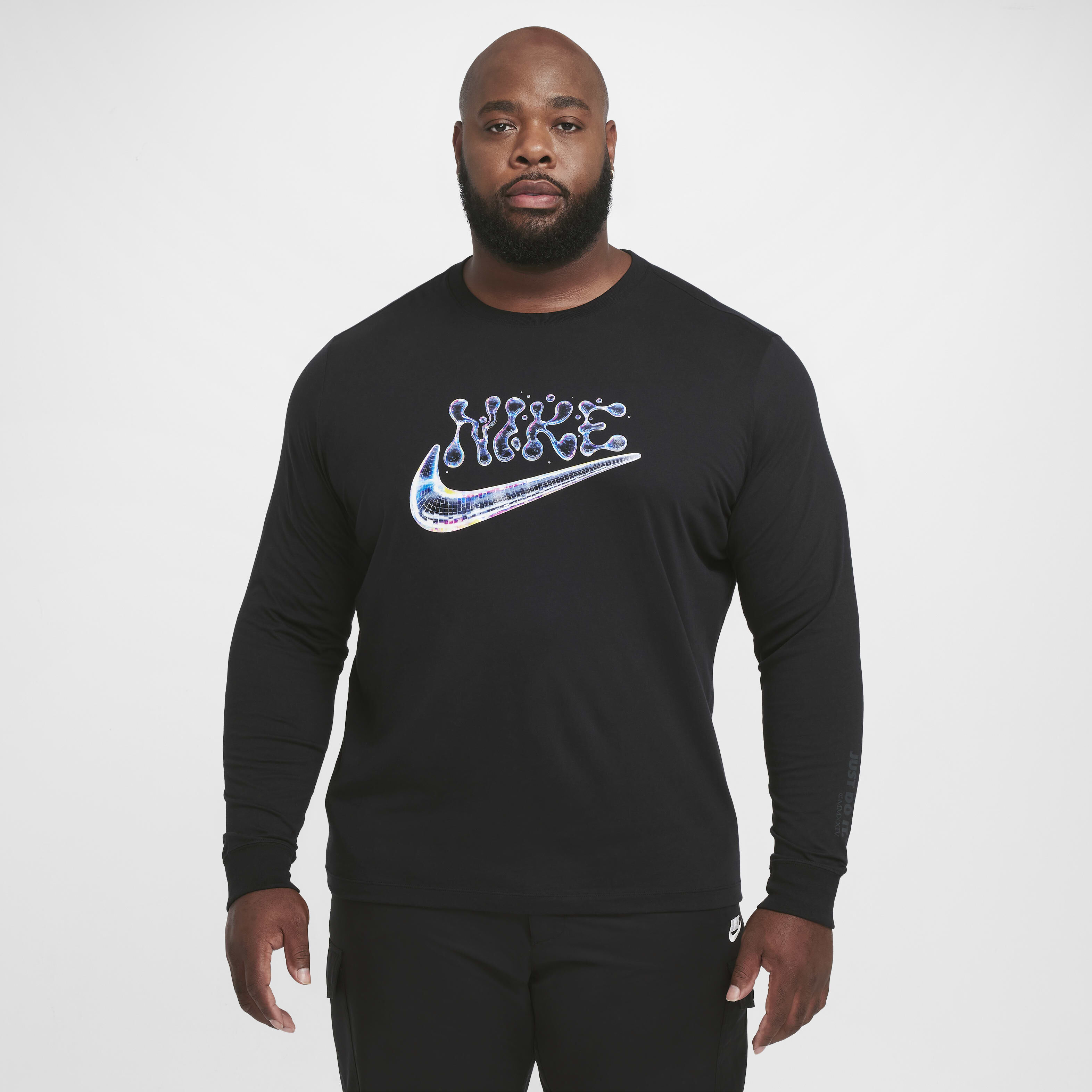 Buy Nike Sportswear Club Long-Sleeve T-Shirt - Black | Nike