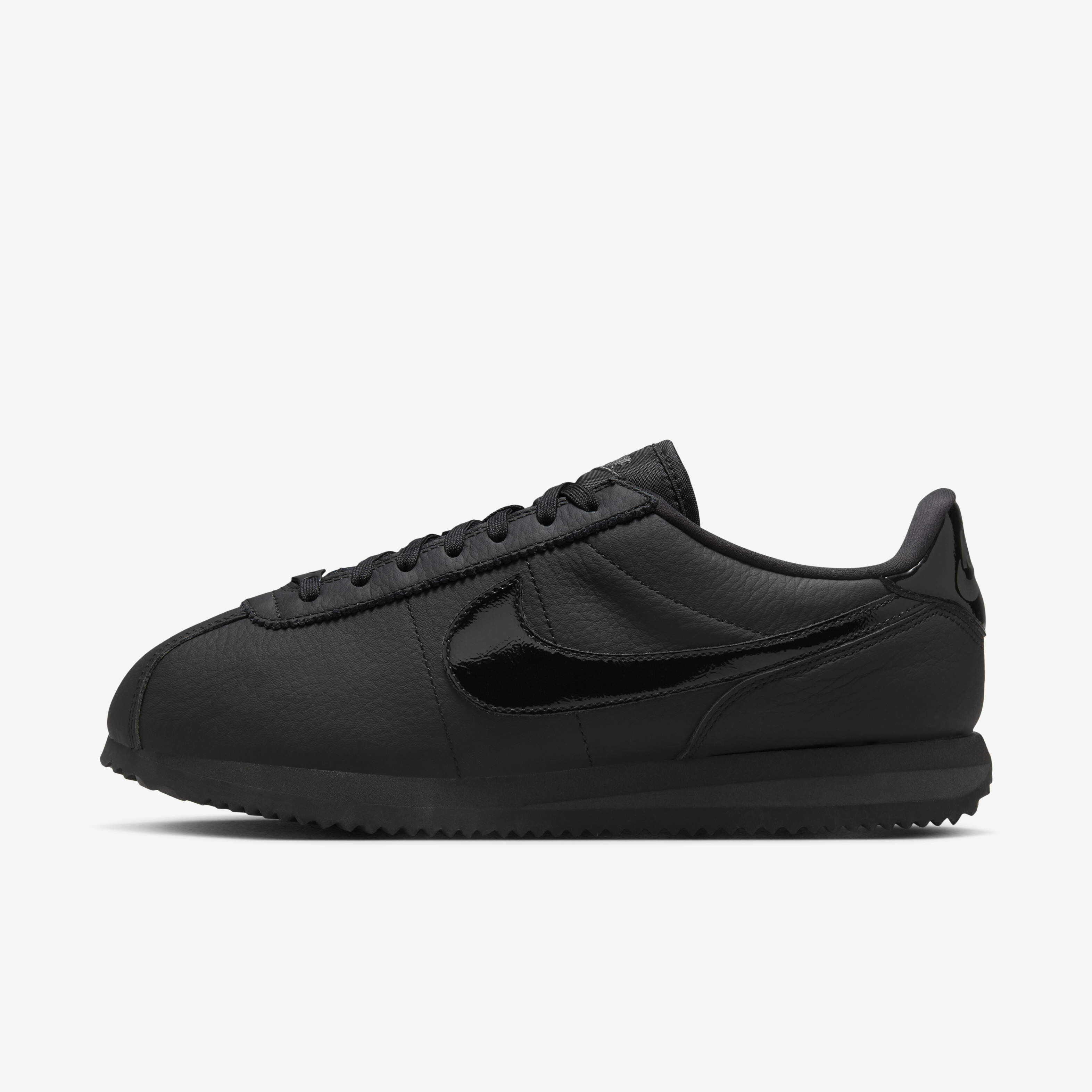 Nike cortez black premium deals