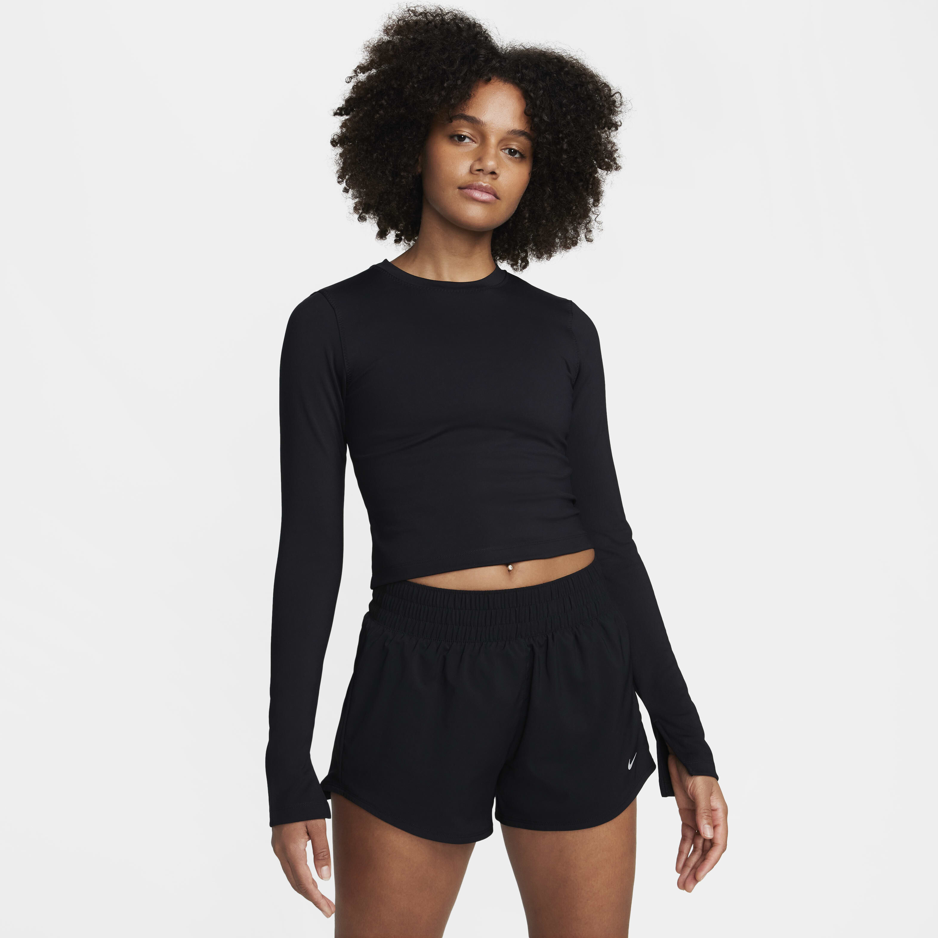 Buy Nike One Fitted Women s Dri FIT Long Sleeve Top Nike Kuwait Official