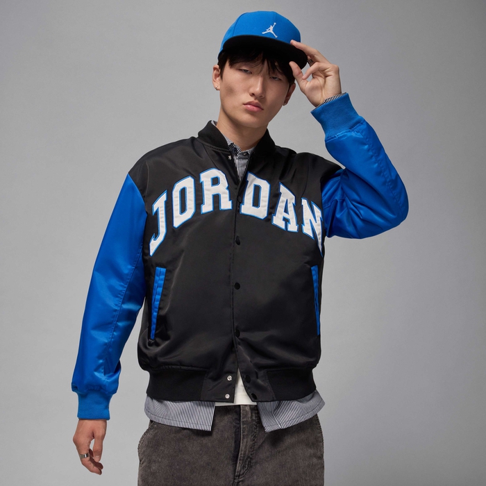 Buy Jordan Brooklyn Men's University Varsity Jacket Black/Sport