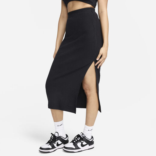 Skirts & Dresses-Nike, Nike Sportswear Chill Rib, Women's Slim Midi Skirt