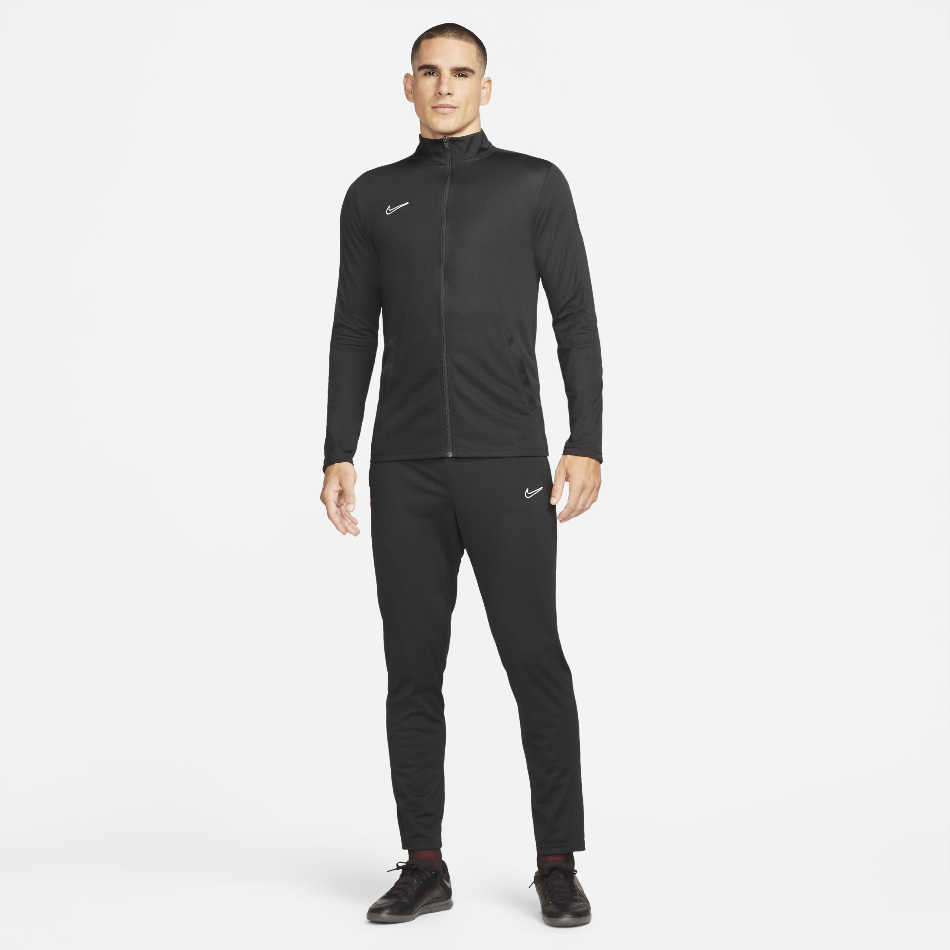 Nike grey academy tracksuit new arrivals