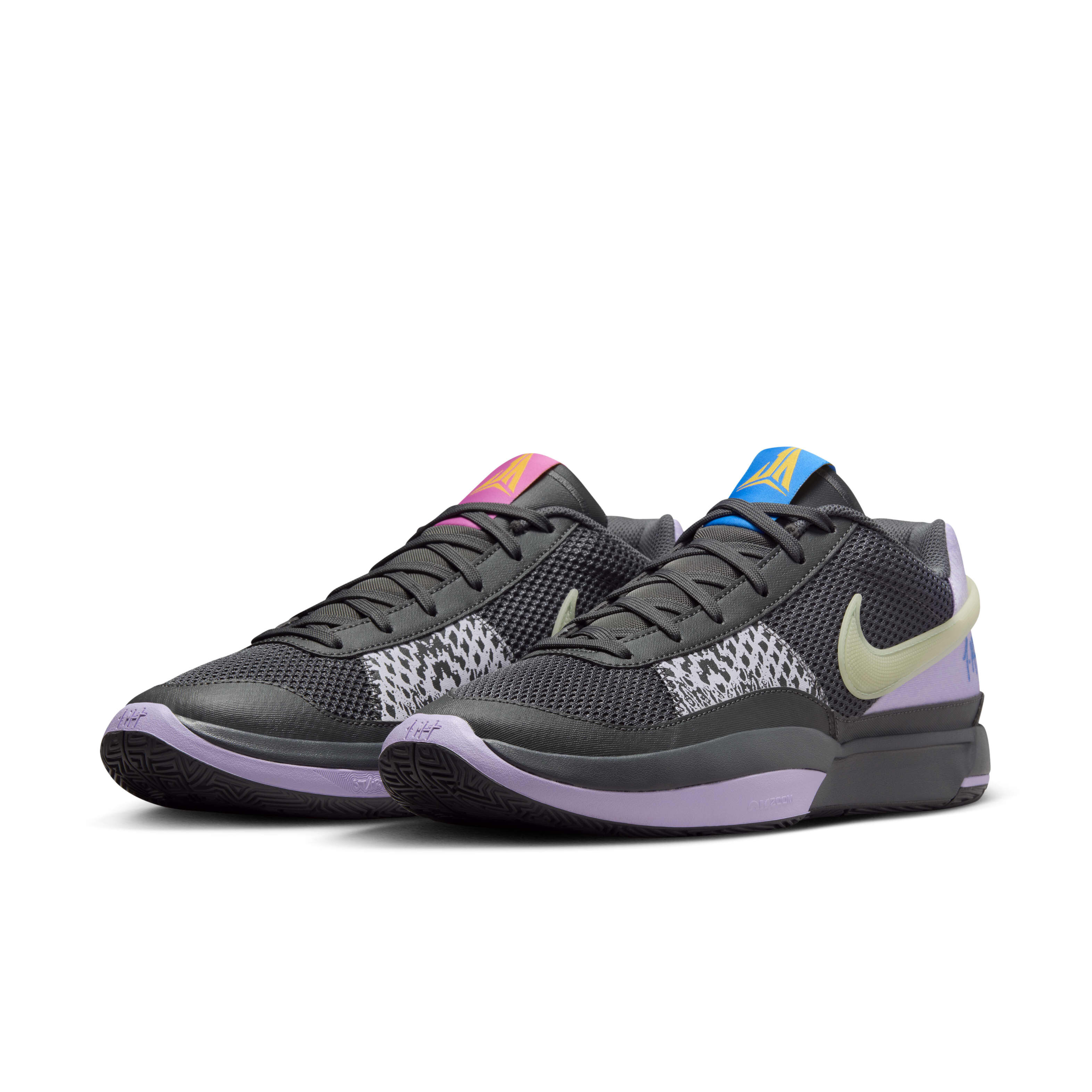 Buy JA Basketball Shoes Iron Grey/Lilac Bloom/Light Photo Blue