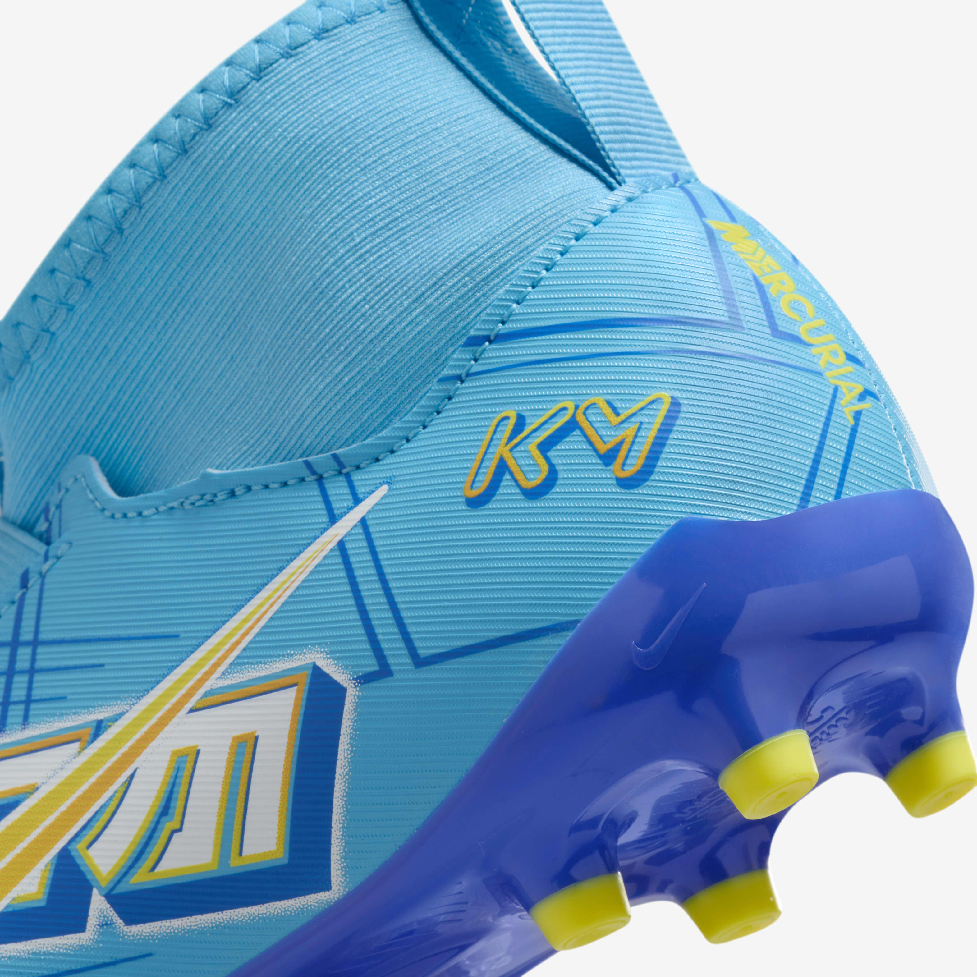 Nike Jr. Mercurial Zoom Superfly 9 Academy KM FG/MG image number 8