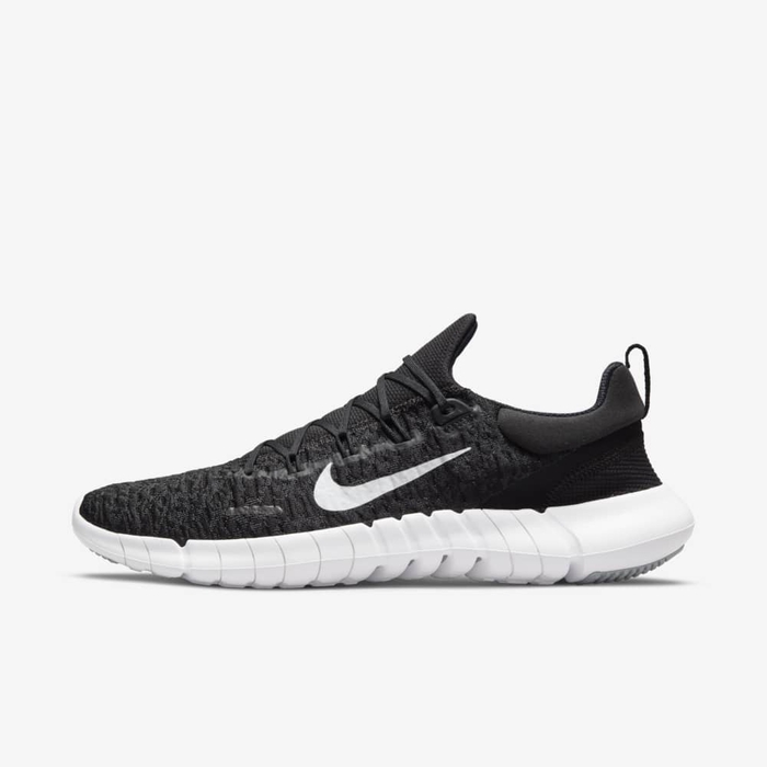 Buy Nike Free Run Men's Road Running Shoes Black/Dark Smoke