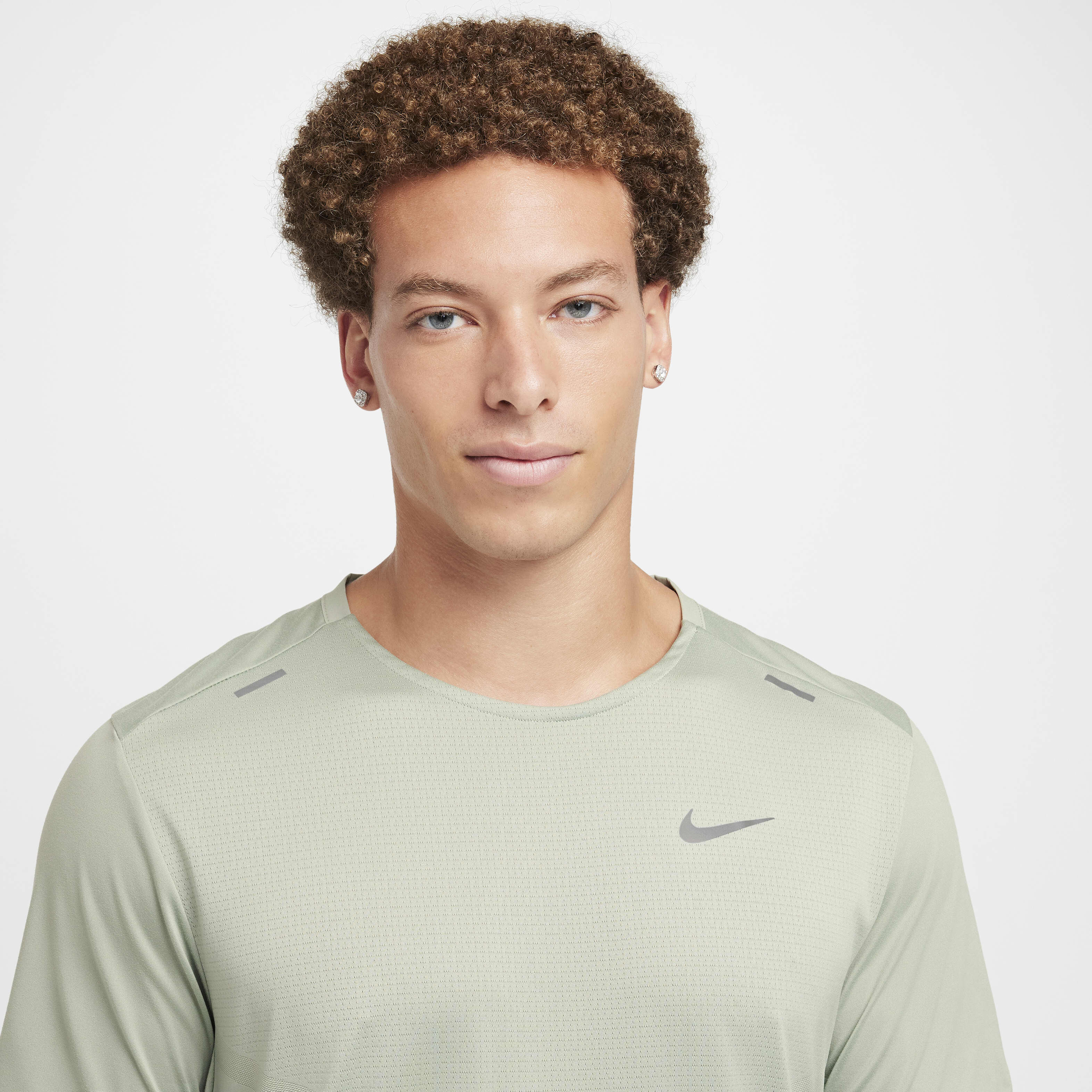 Nike men's rise 365 running tee top