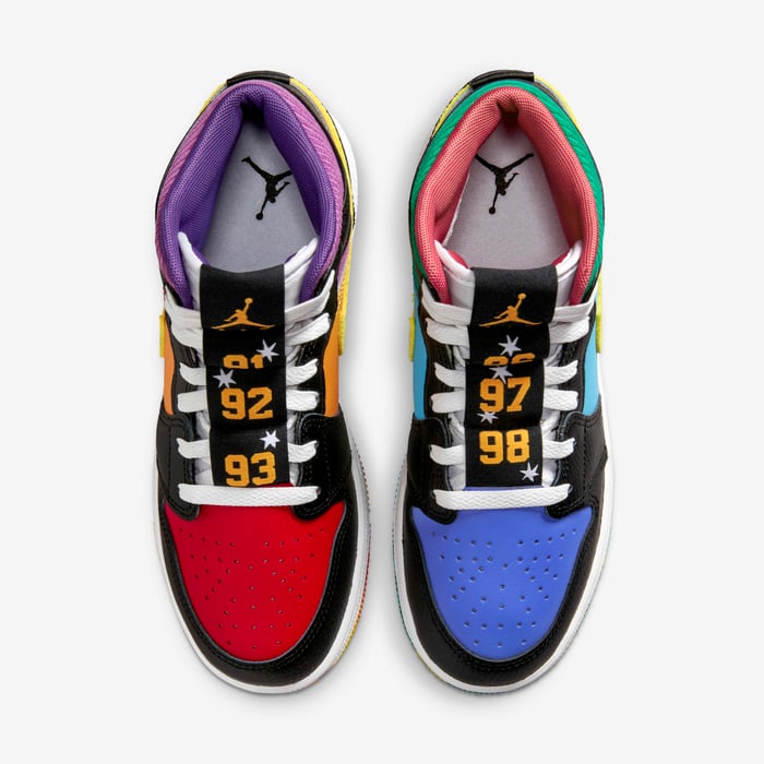 Air Force Rainbow Jordan Ones Sneakers Rainbow Color Jordans Nike