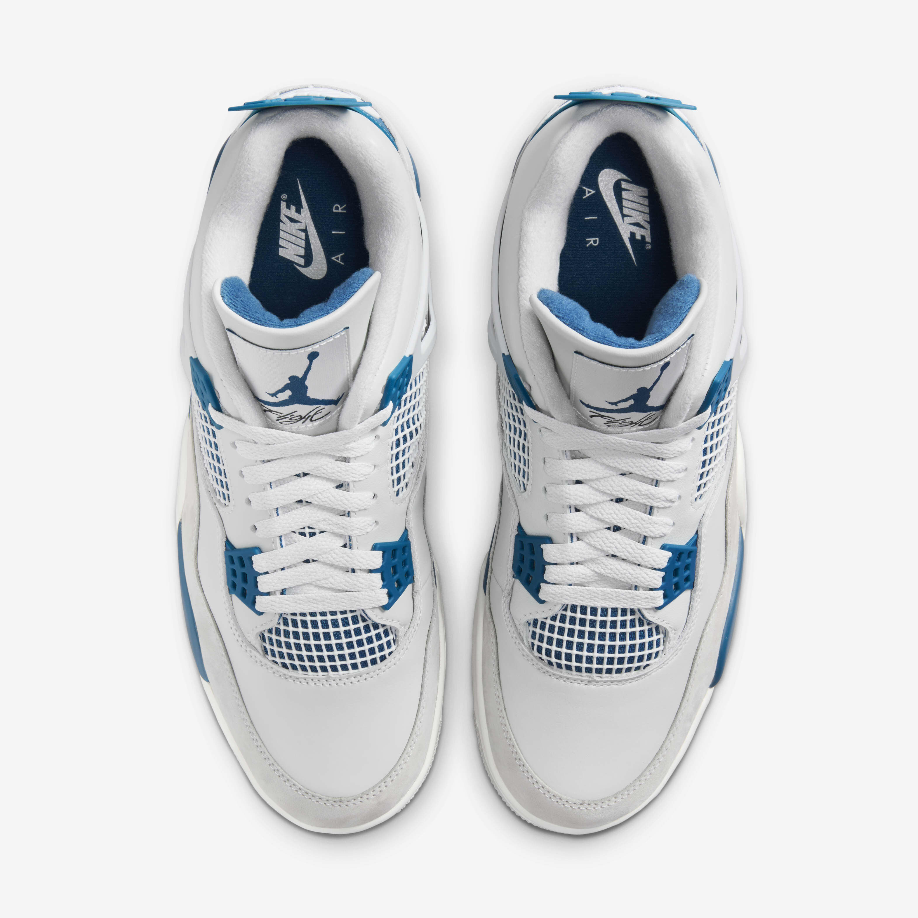 Buy Air Jordan 4 Retro 'Industrial Blue' Men's Shoes - Off-White/Neutral  Grey/Military Blue | Nike Kuwait Official