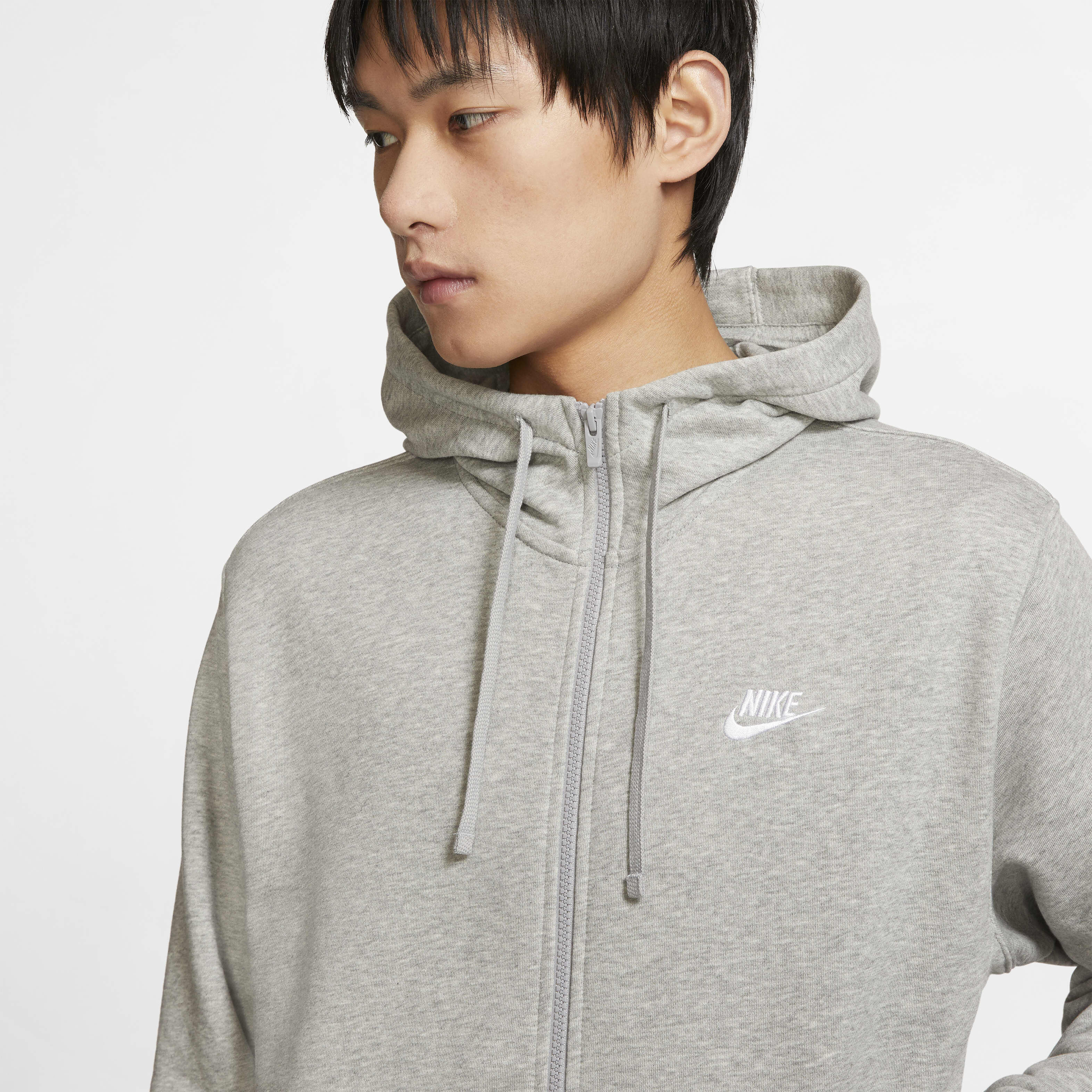Nike full zip club hoodie top