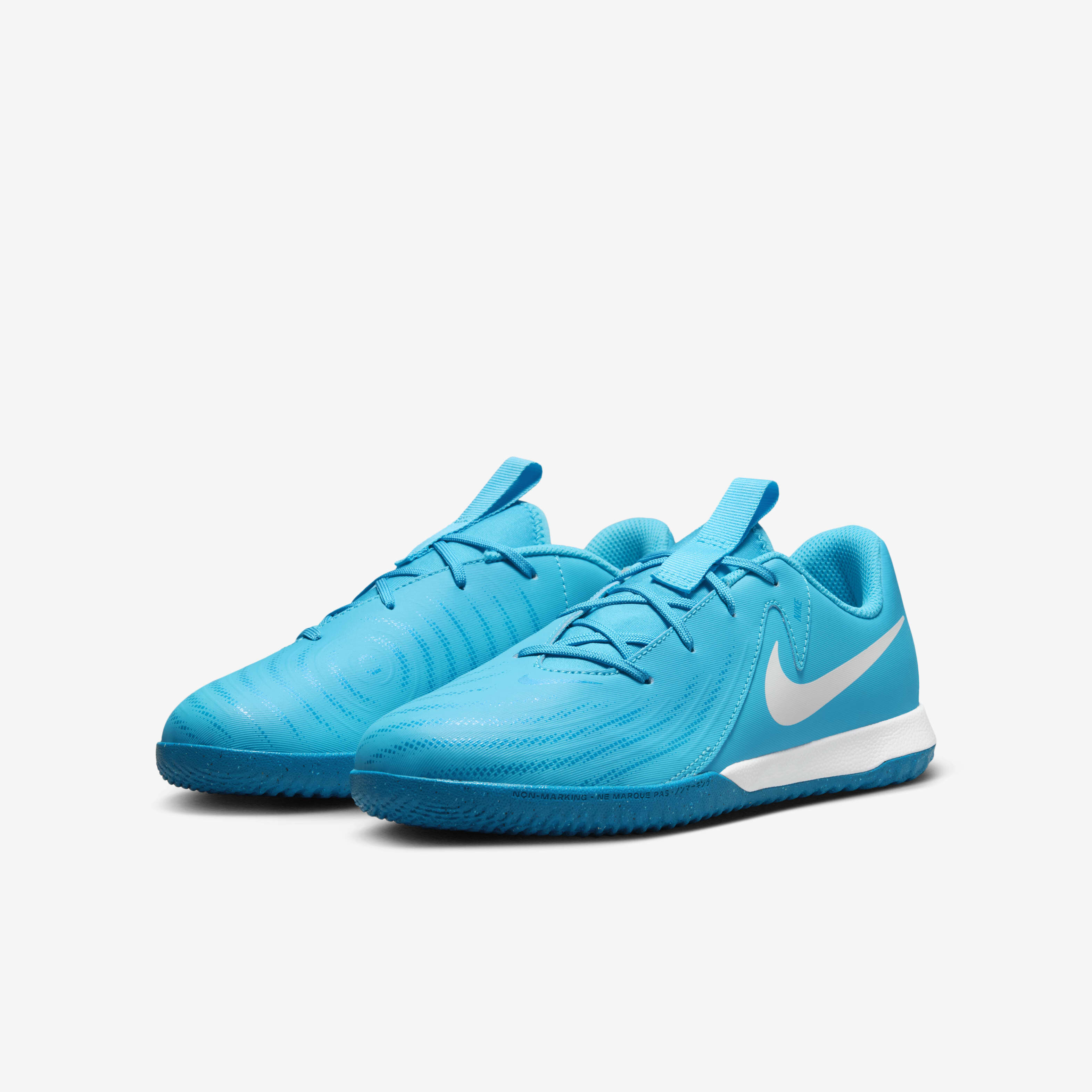 Buy Nike Jr. Phantom GX 2 Academy Younger Older Kids IC Football Shoes Blue Fury White Nike Kuwait Official