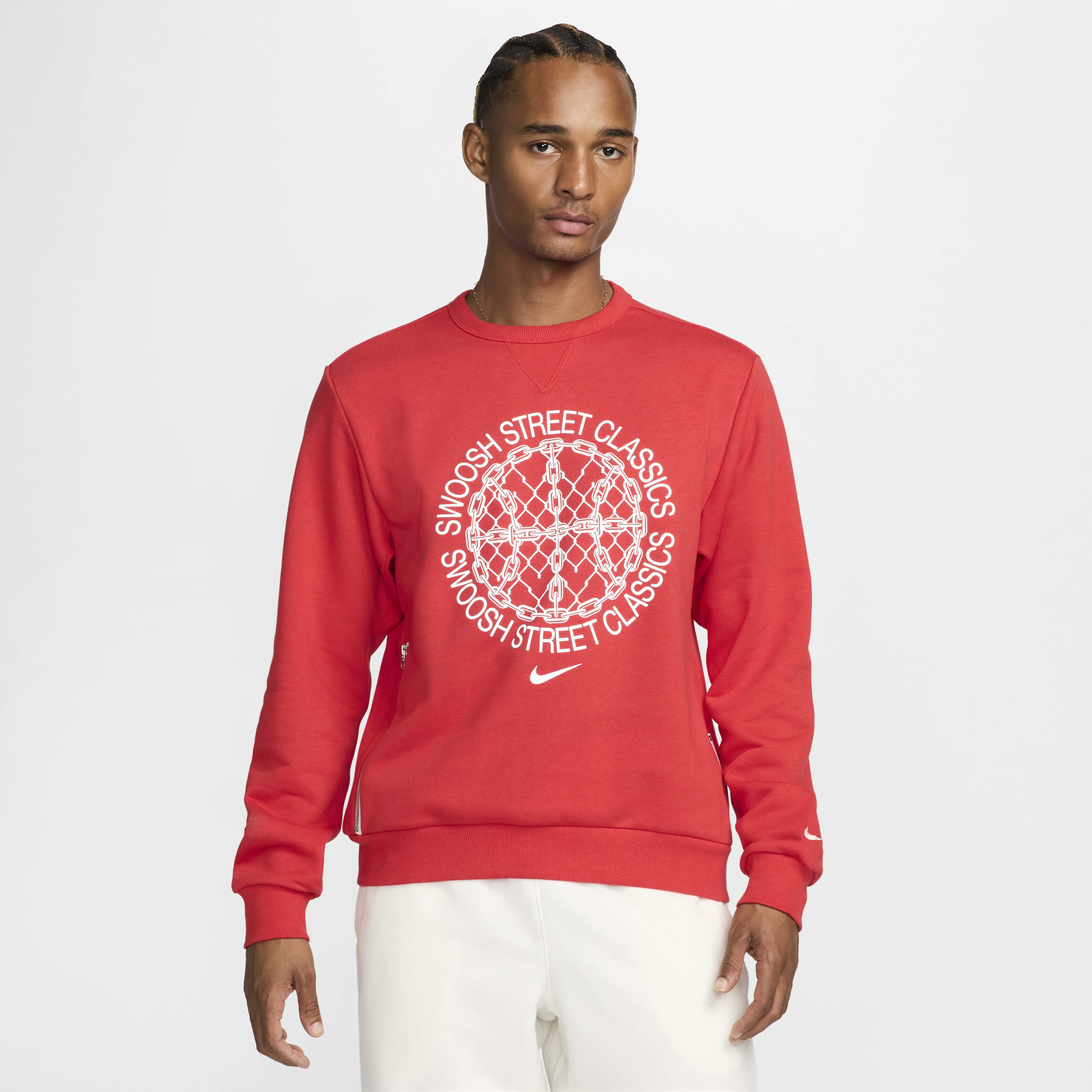 Buy Nike Standard Issue Men s Dri FIT Basketball Crew Neck Sweatshirt Nike Kuwait Official