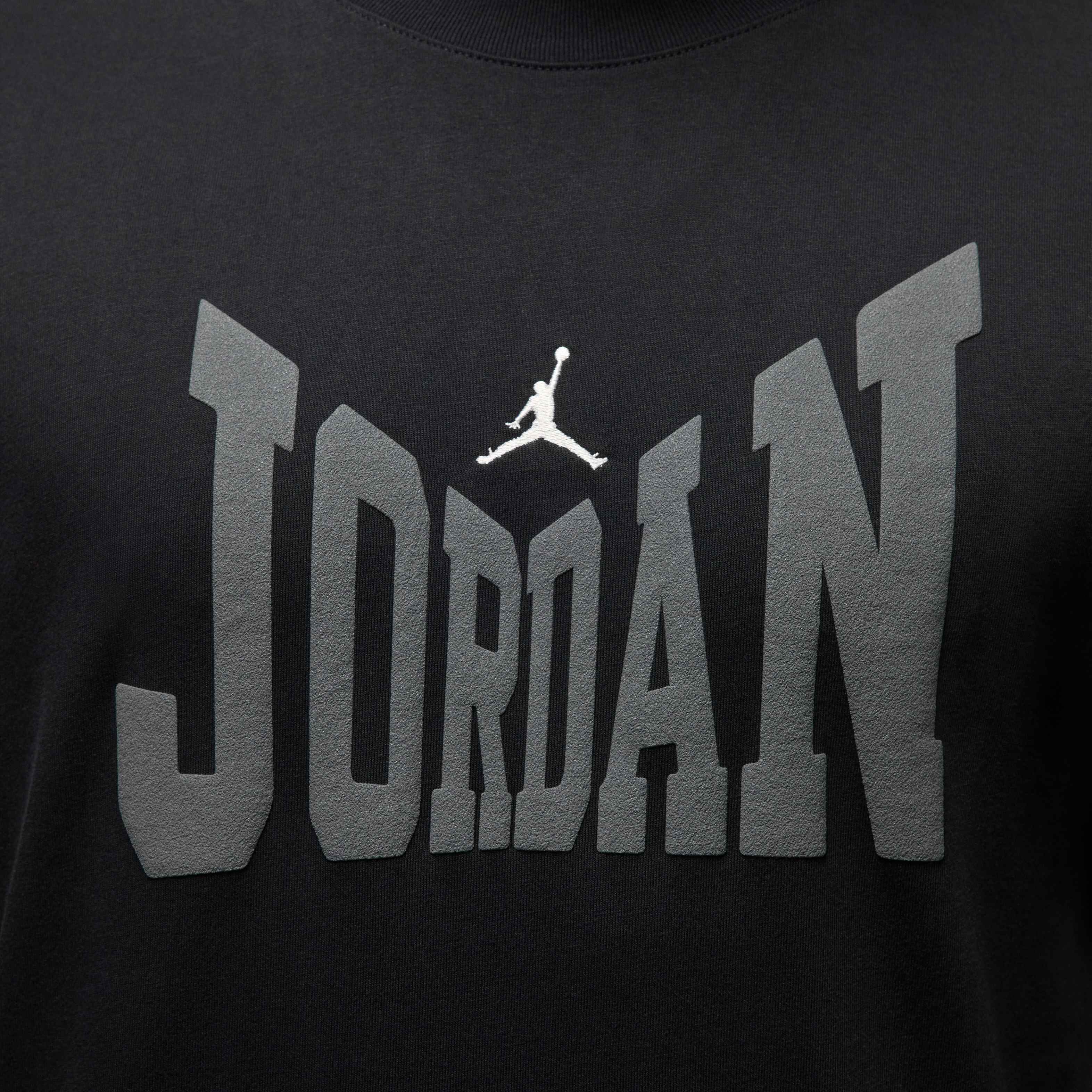 ★Nike★ Jordan Brooklyn M Black Sail HV3894010 HV3894-010 Jordan Brooklyn Men's T-Shirt. Nike PH