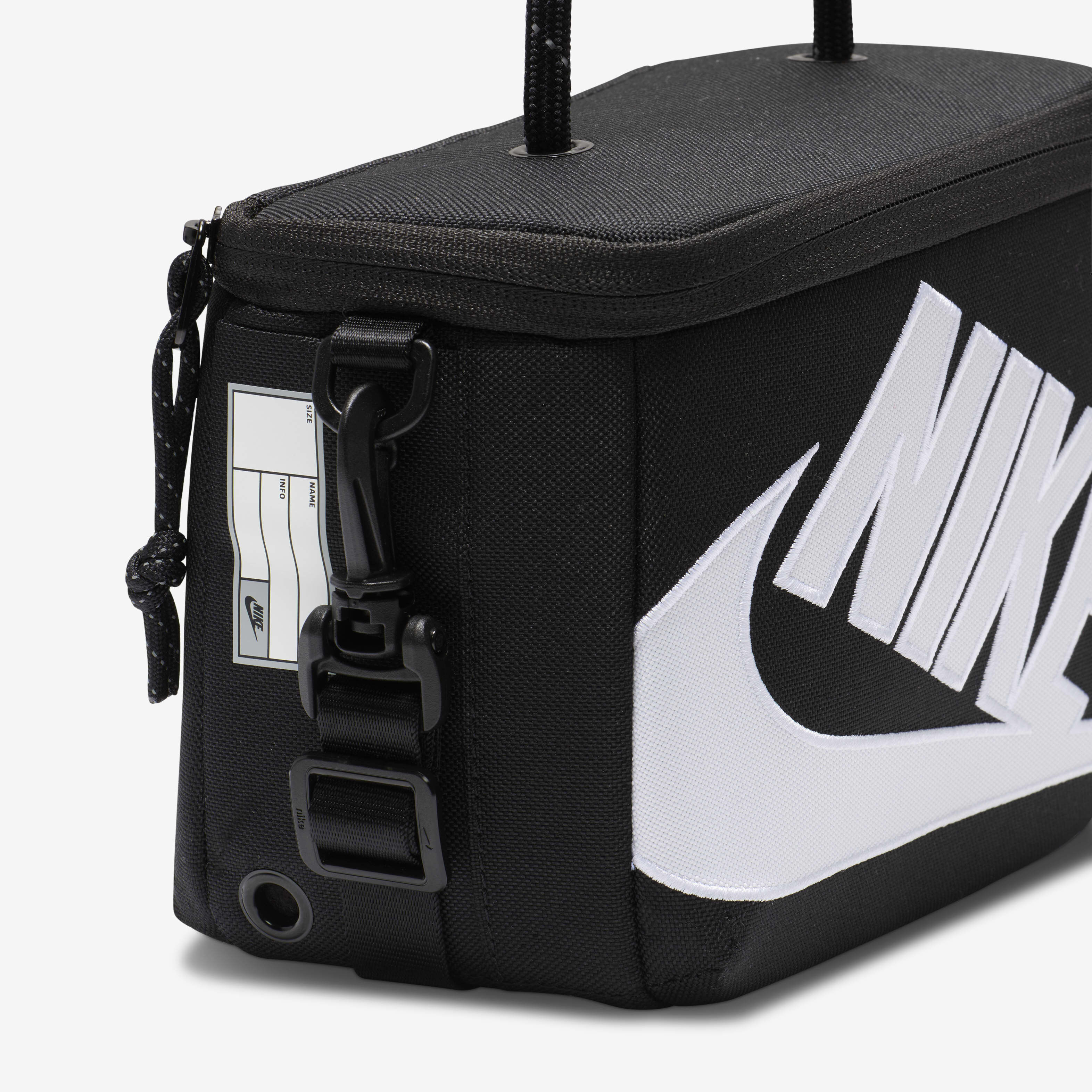 ★Nike★ Mini Shoe Box Crossbody Bag 3L Black White FN305901 Buy Nike Mini Shoe Box Cross-Body Bag (3L) - Black/Black