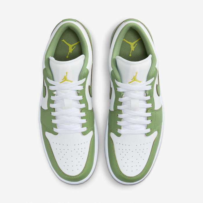 Buy Air Jordan Low SE Men's Shoes White/Lightning/Chlorophyll