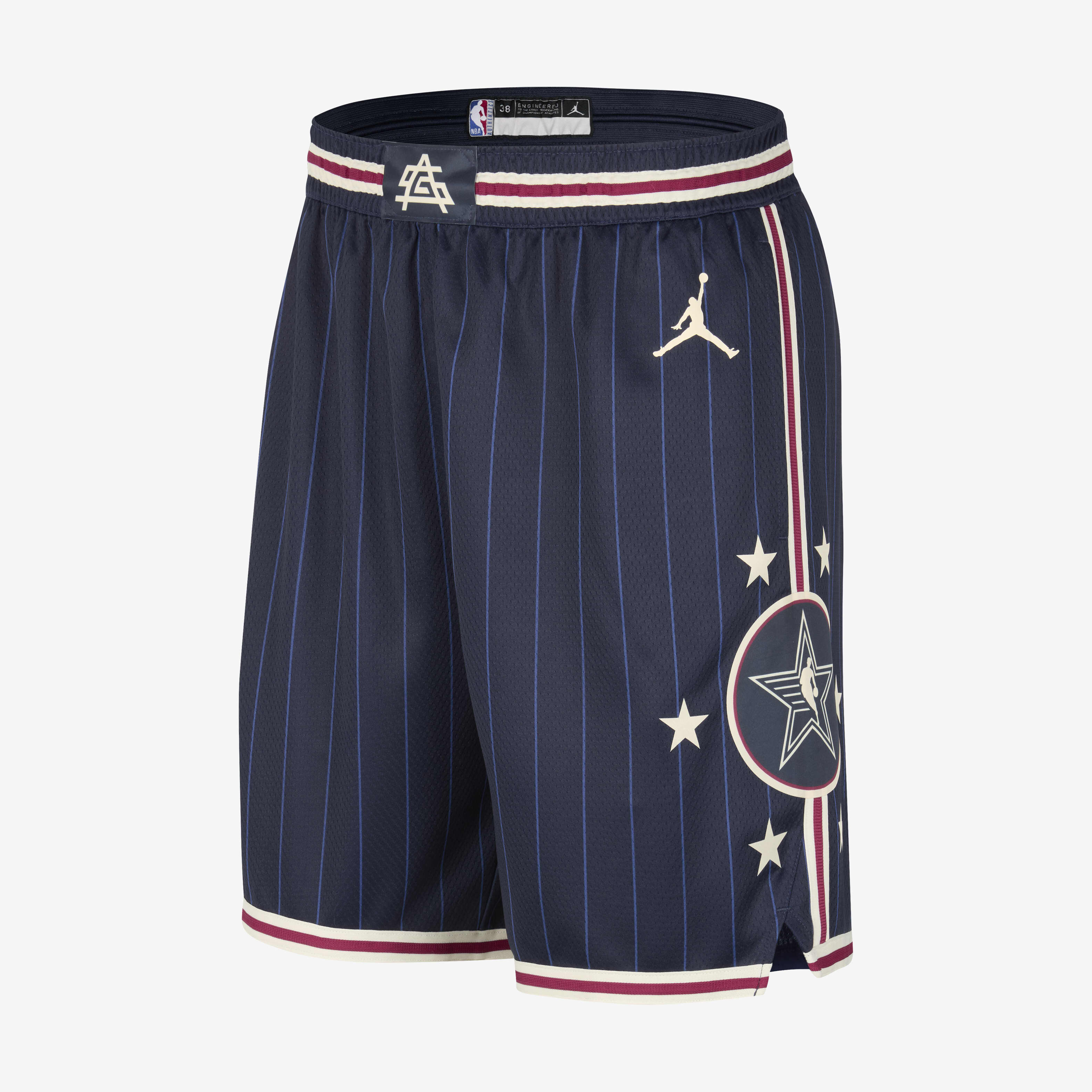 Buy 2024 NBA All Star Weekend Jordan Dri FIT NBA Swingman Shorts College Navy Nike Kuwait Official