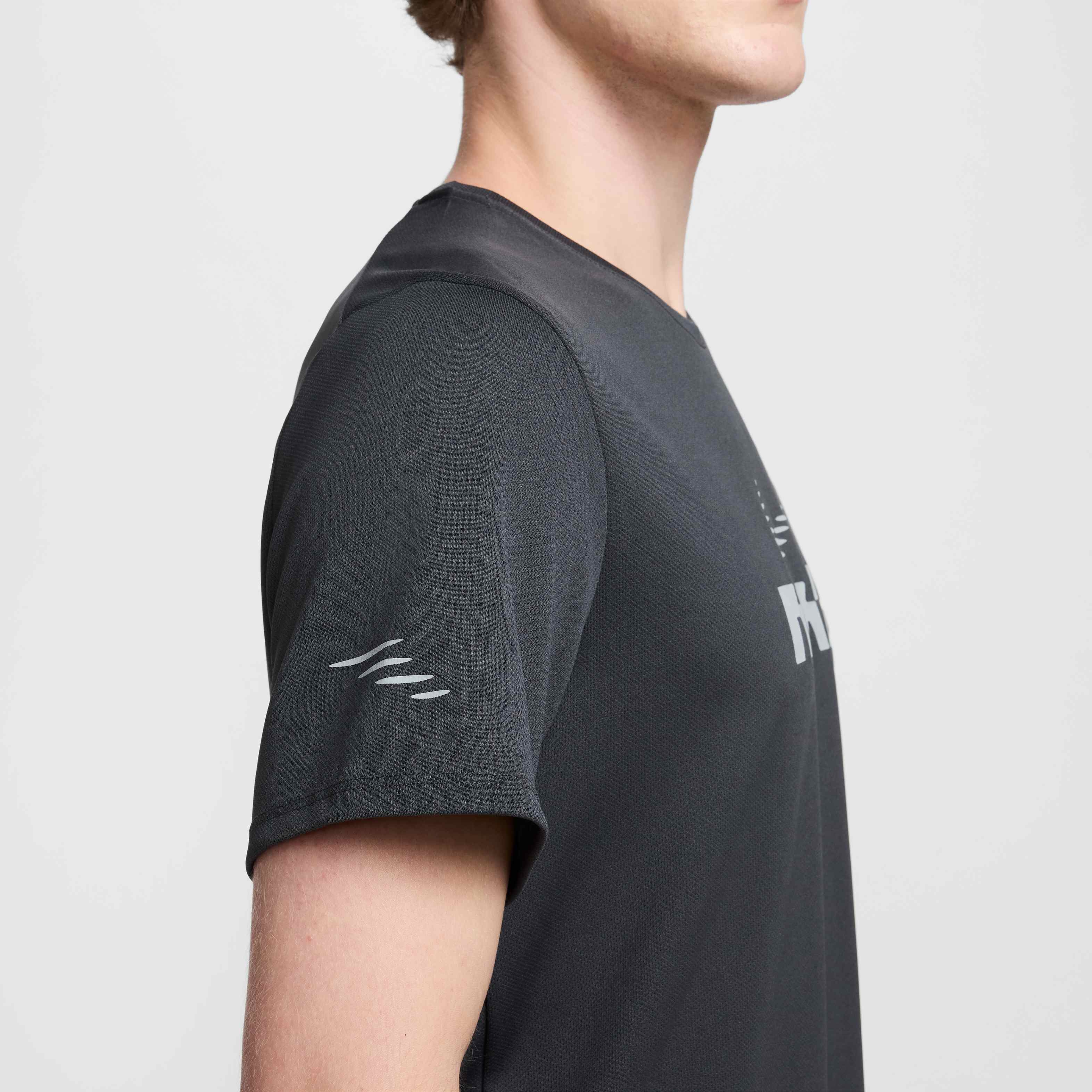 ★Nike★ Mylar Flash Dry Fit UV Short Sleeve Running Top M B Buy Nike Miler Flash Men's Dri-FIT UV Short-Sleeve Running