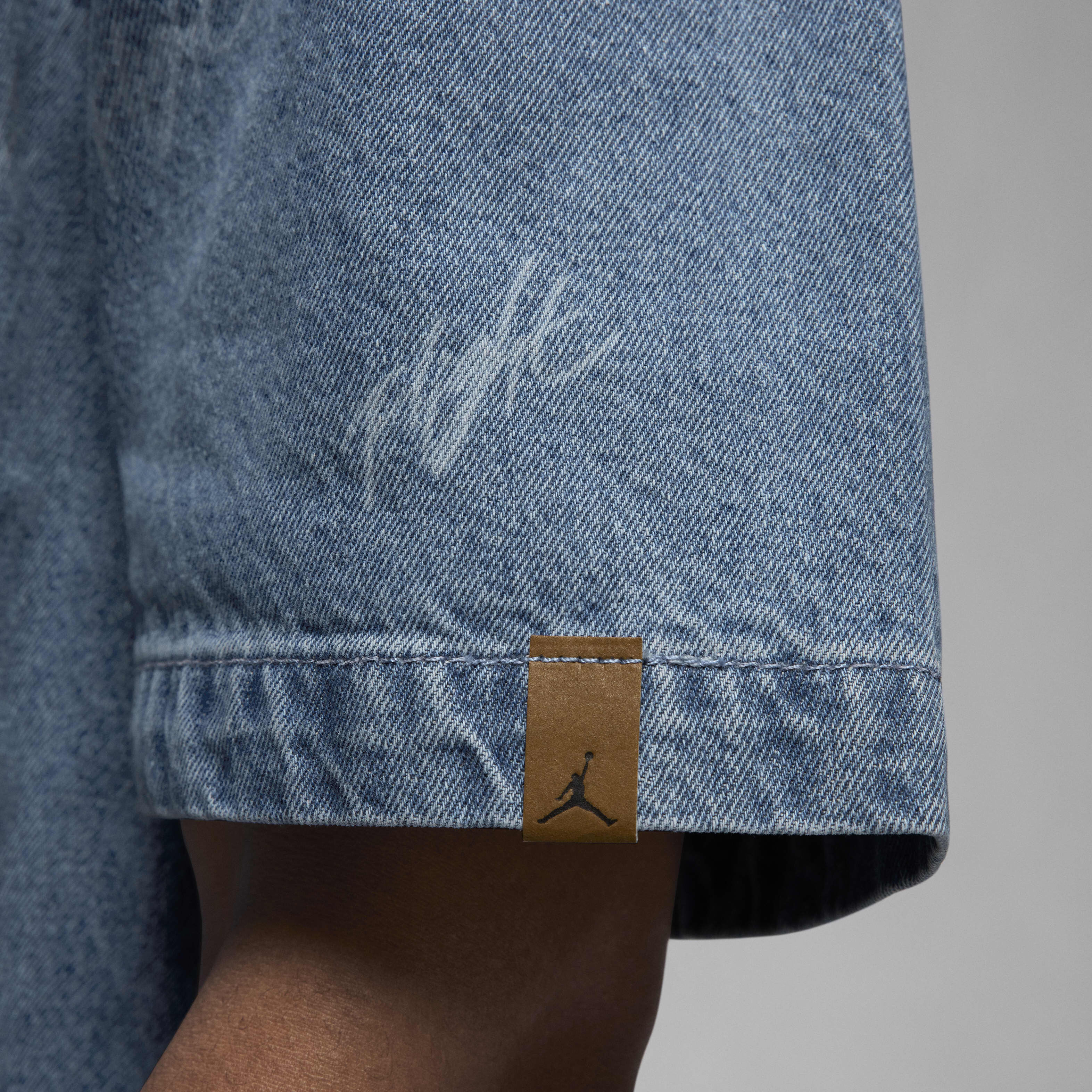 Buy Jordan Flight Heritage Men's Denim Top - Blue Grey @ Nike Kuwait