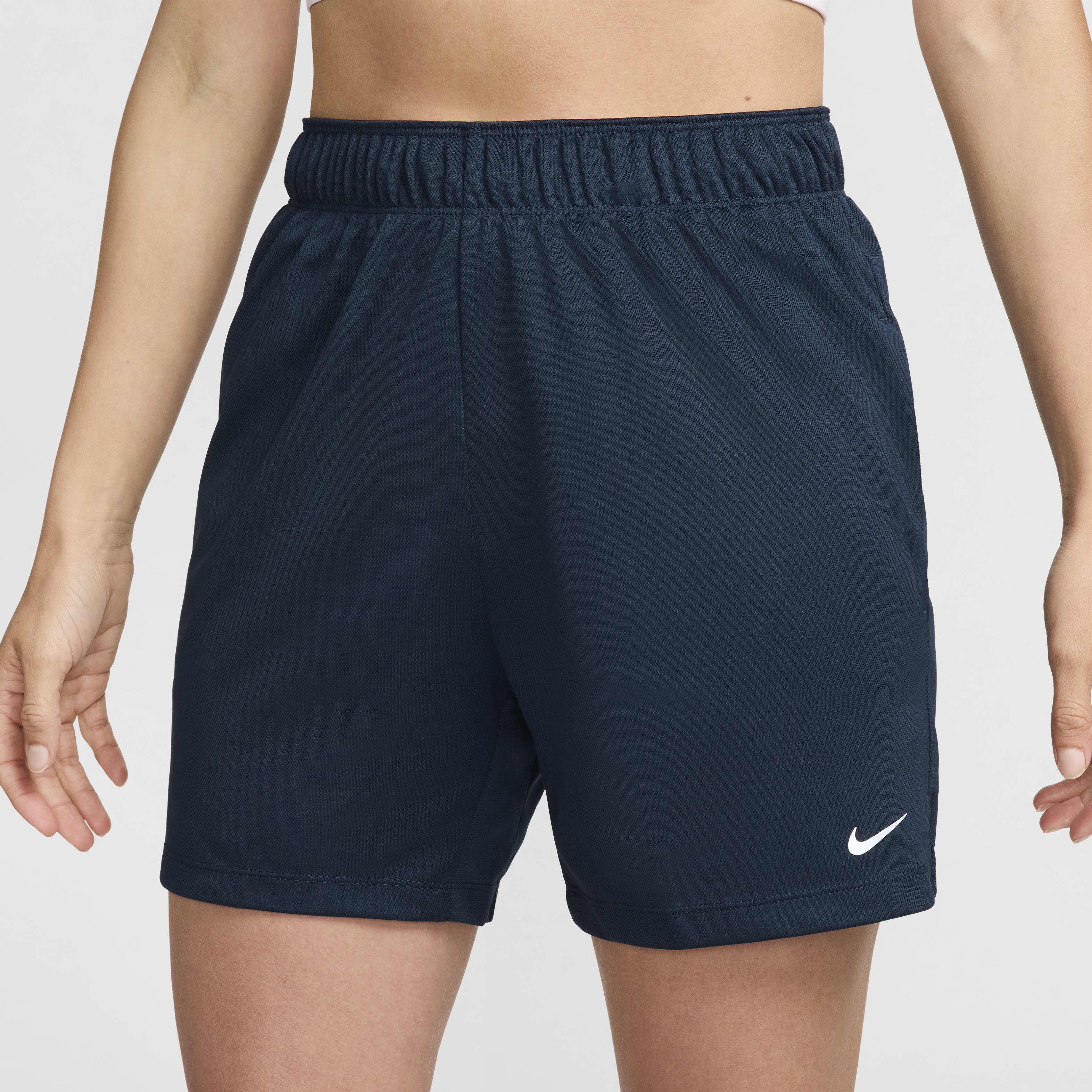 Buy Nike Attack Women s Dri FIT Fitness Mid Rise 8cm approx. Unlined Shorts Nike Kuwait Official