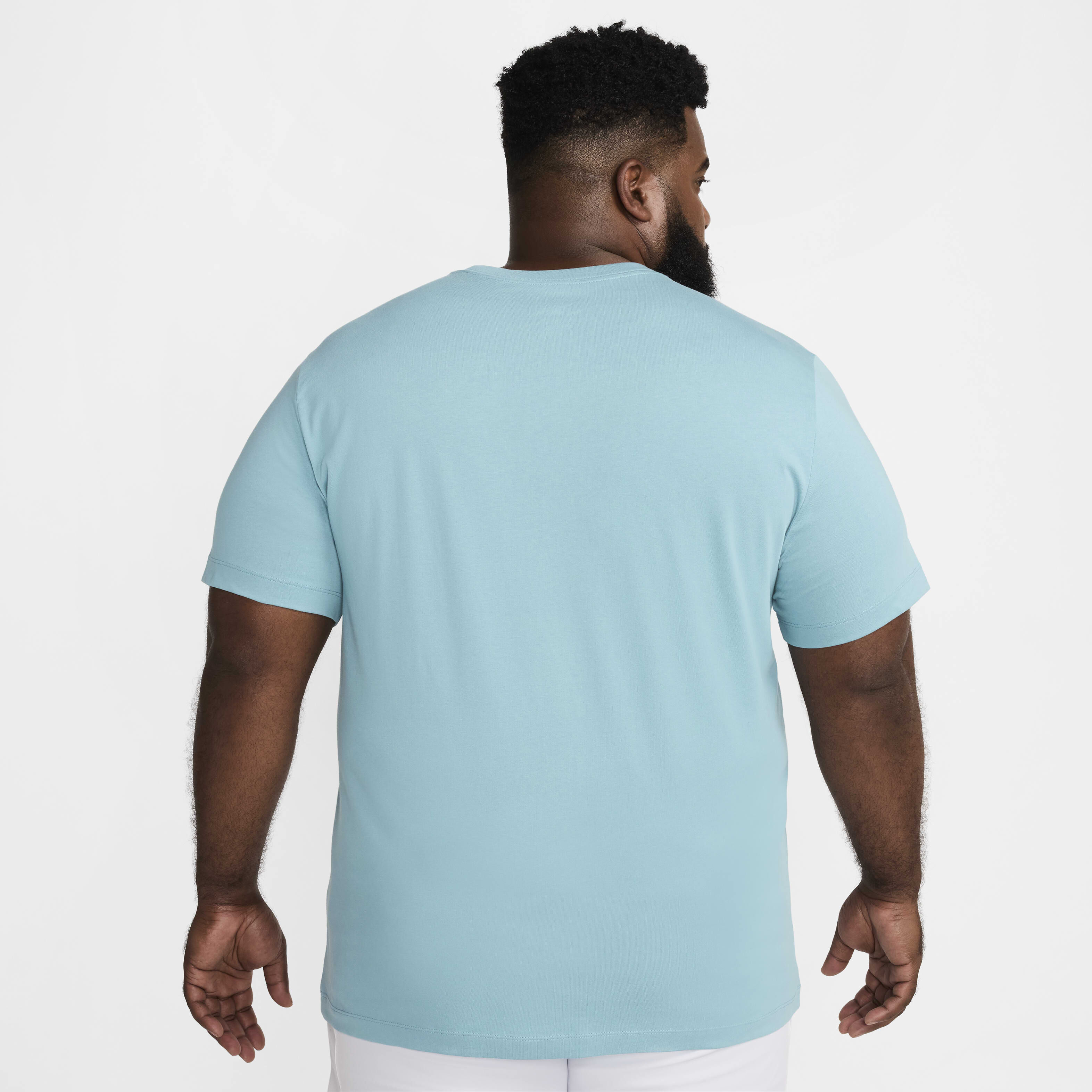 ★ Nike★ Sportswear T-shirt M Denim Turquoise HJ0733464 HJ Nike Mens Sportswear Tee - Denim Turquois - Denim Exchange