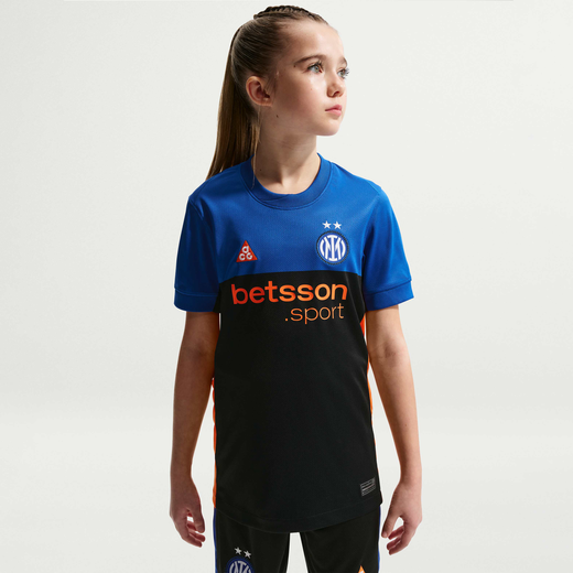 Kits & Jerseys-Nike, Inter Milan 2026 Stadium SE, Older Kids' Nike ACG Dri-FIT Football Replica Shirt