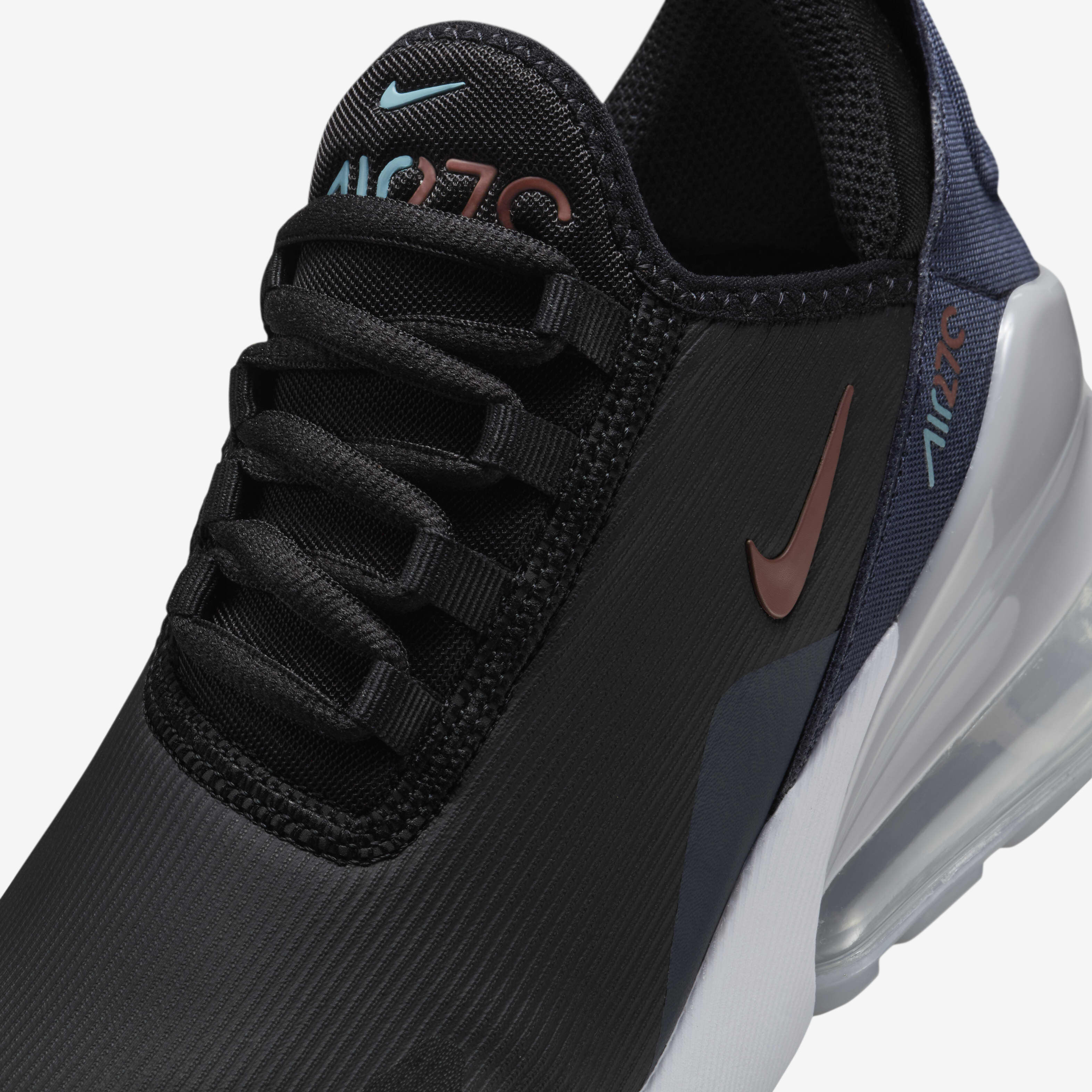 Nike women's air max 270 shoes - black/crimson/gold clearance