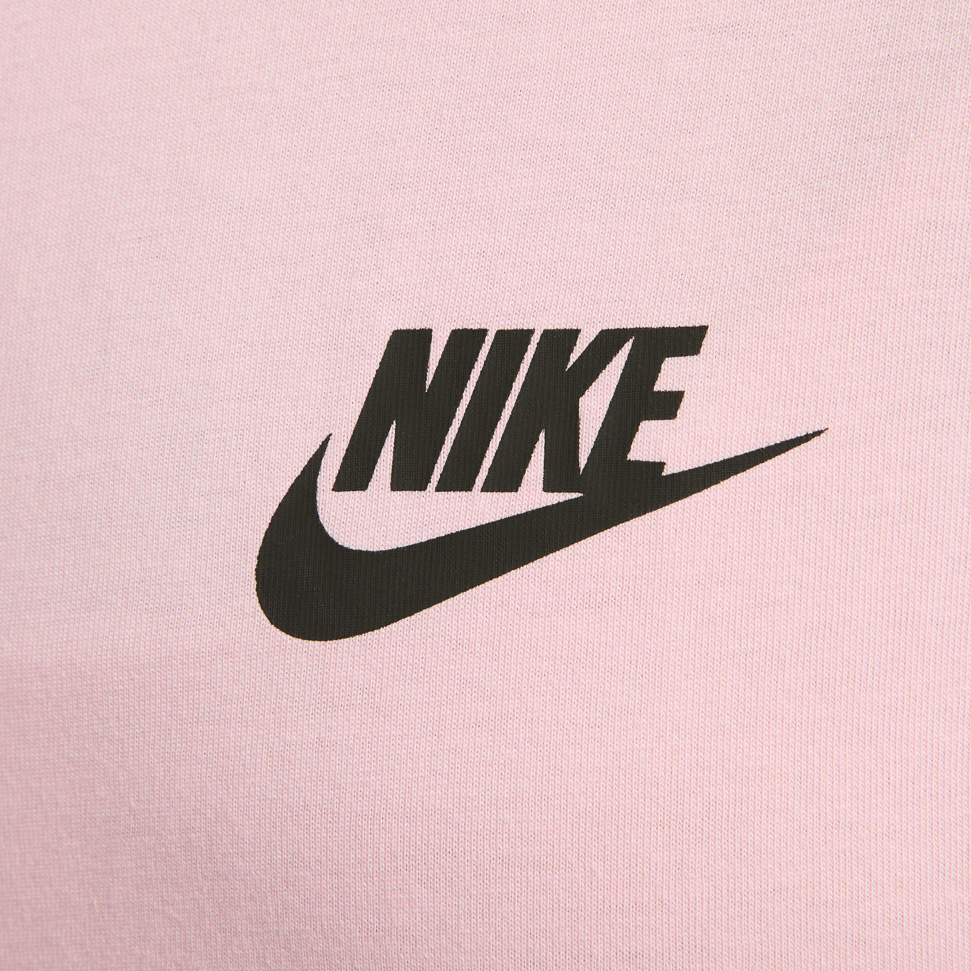 pink nike tick