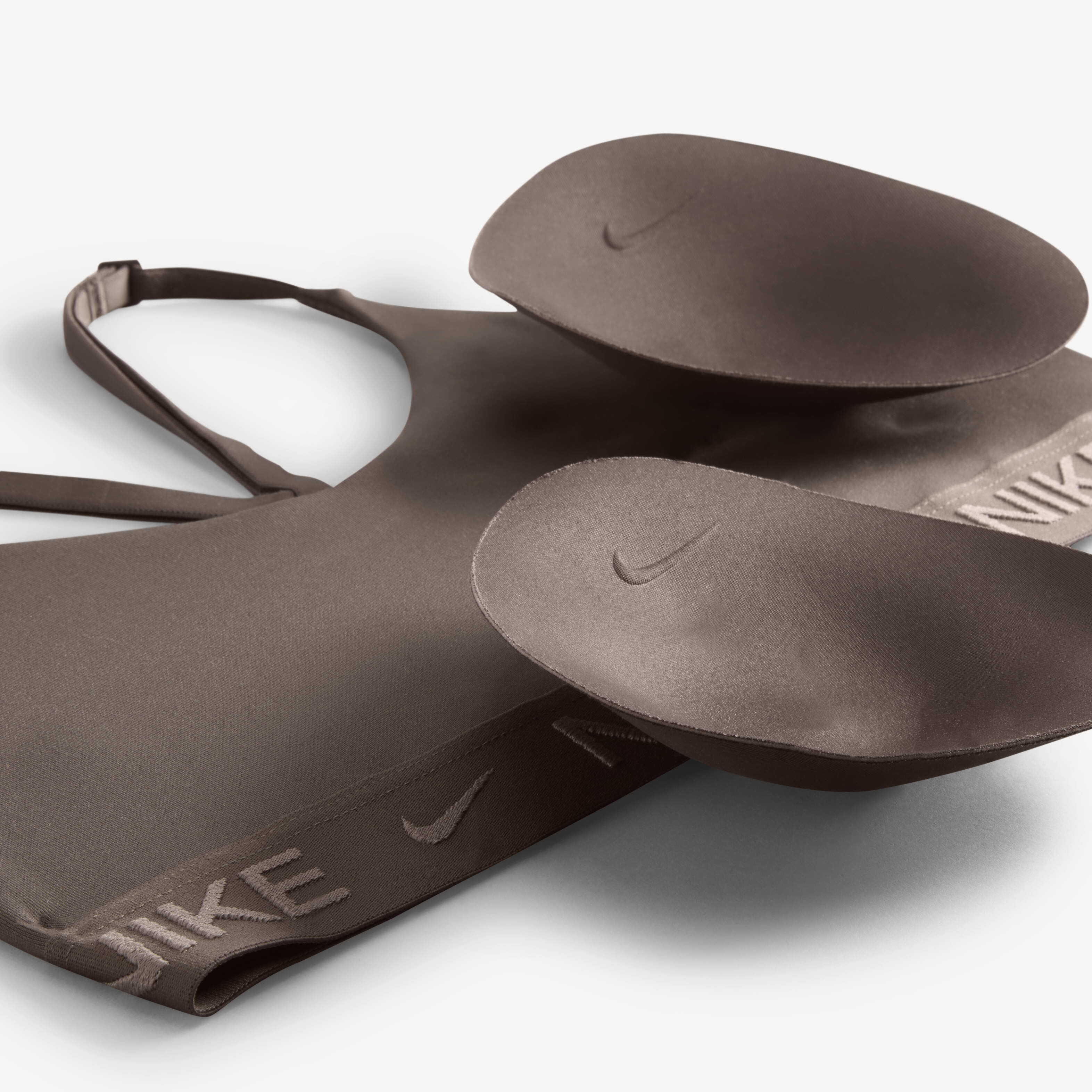 Nike training indy light bra in smokey mauve online