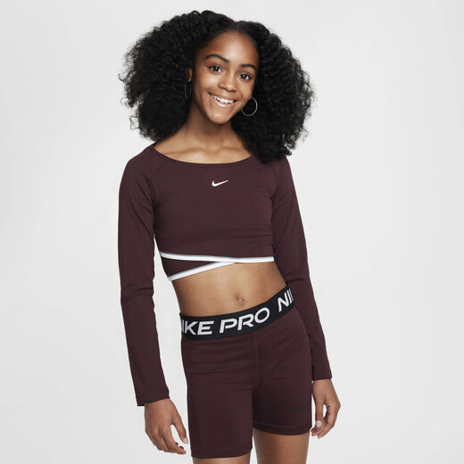 قمصان بأكمام طويلة للأطفال-نايكي, نايكي, تيشيرت دراي-فت بأكمام طويلة للبنات قمصان بأكمام طويلة للأطفال-نايكي, نايكي, تيشيرت دراي-فت بأكمام طويلة للبنات