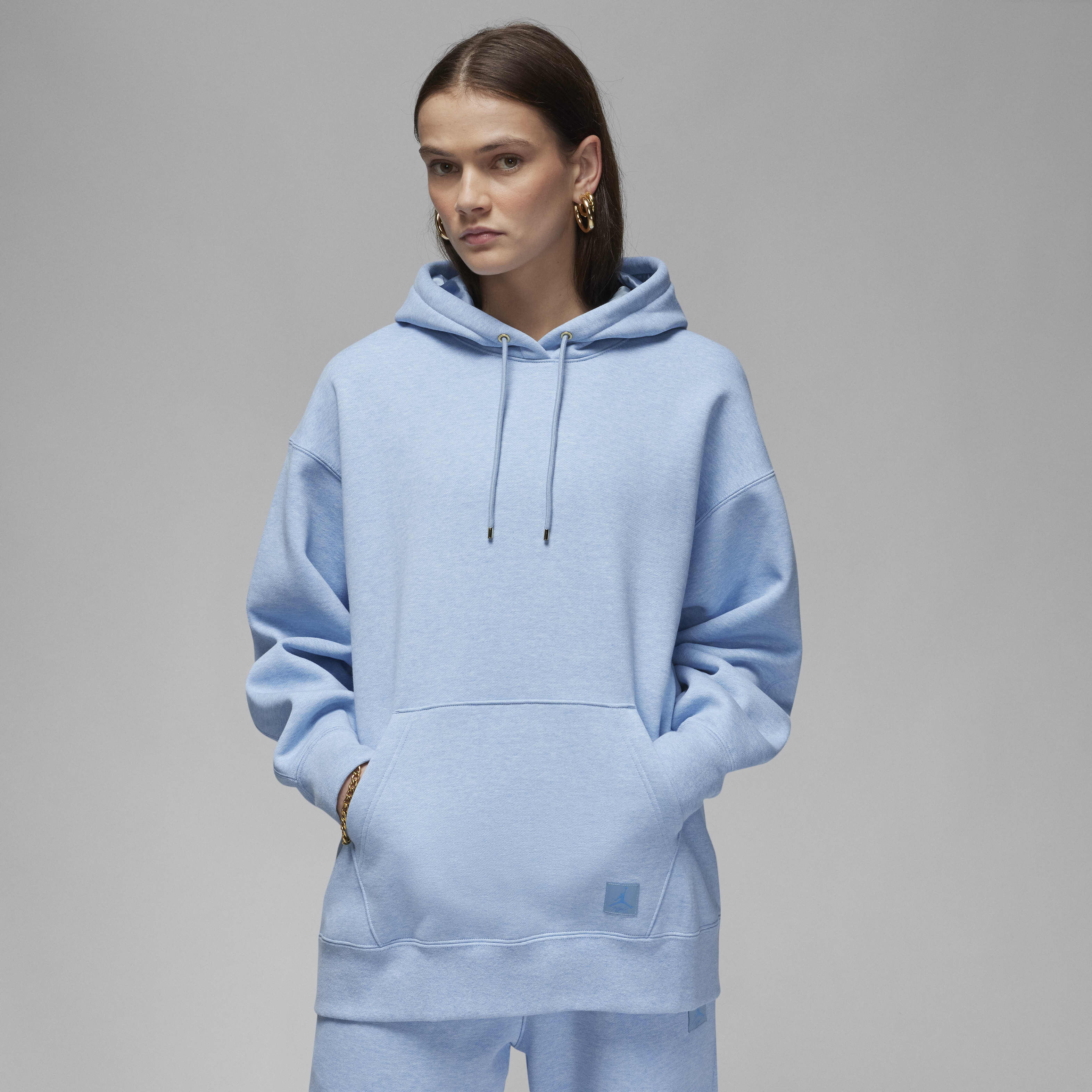 Pullover Nike Blue Hoodie Womens Buy Jordan Flight Fleece Women's