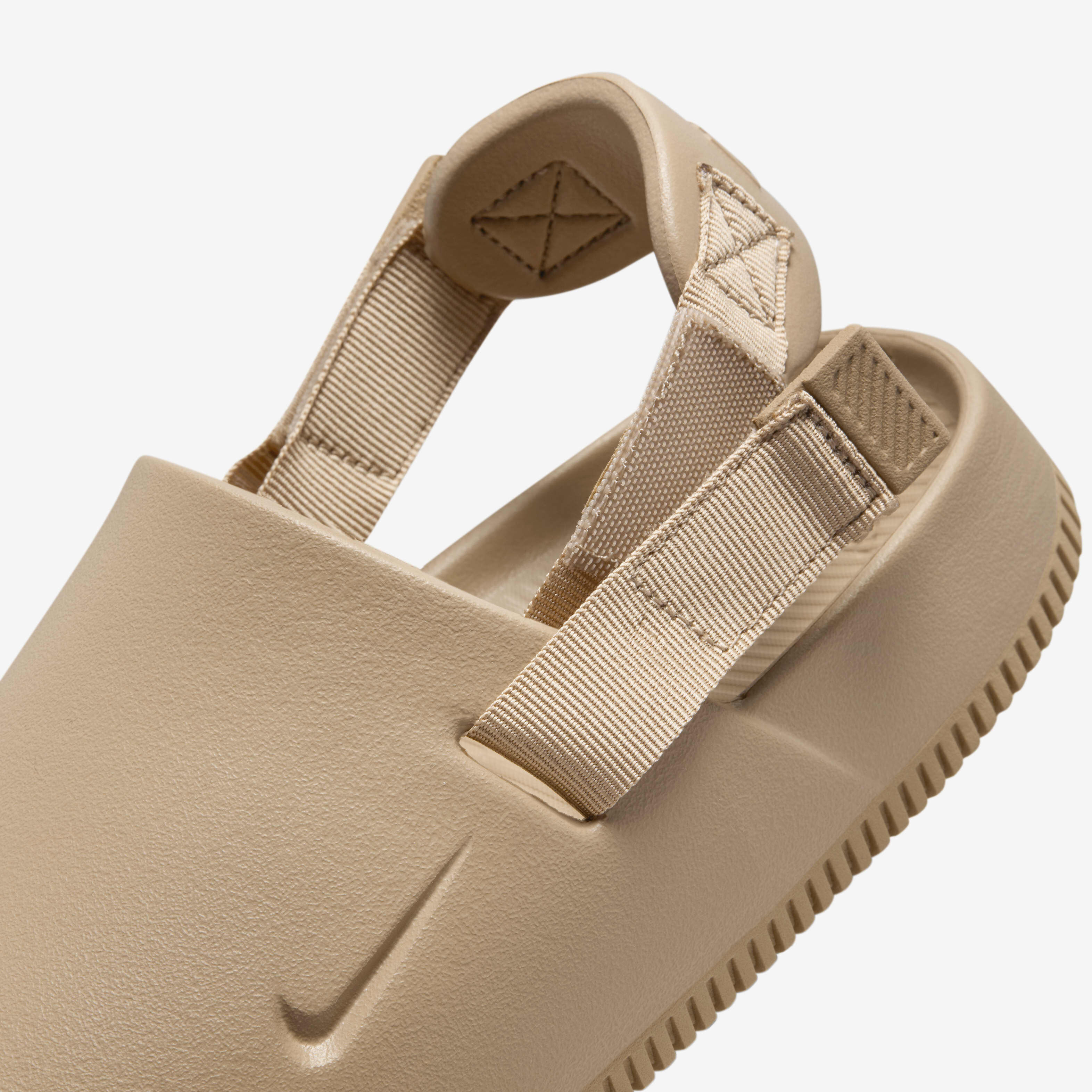 Nike slides with heel strap top