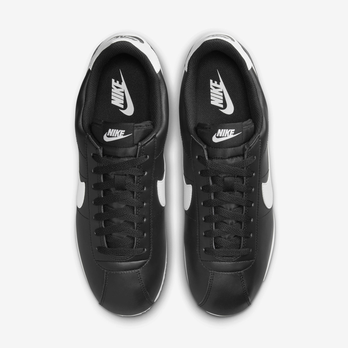 Buy Nike Cortez Leather Men's Shoes Black/White Nike Kuwait