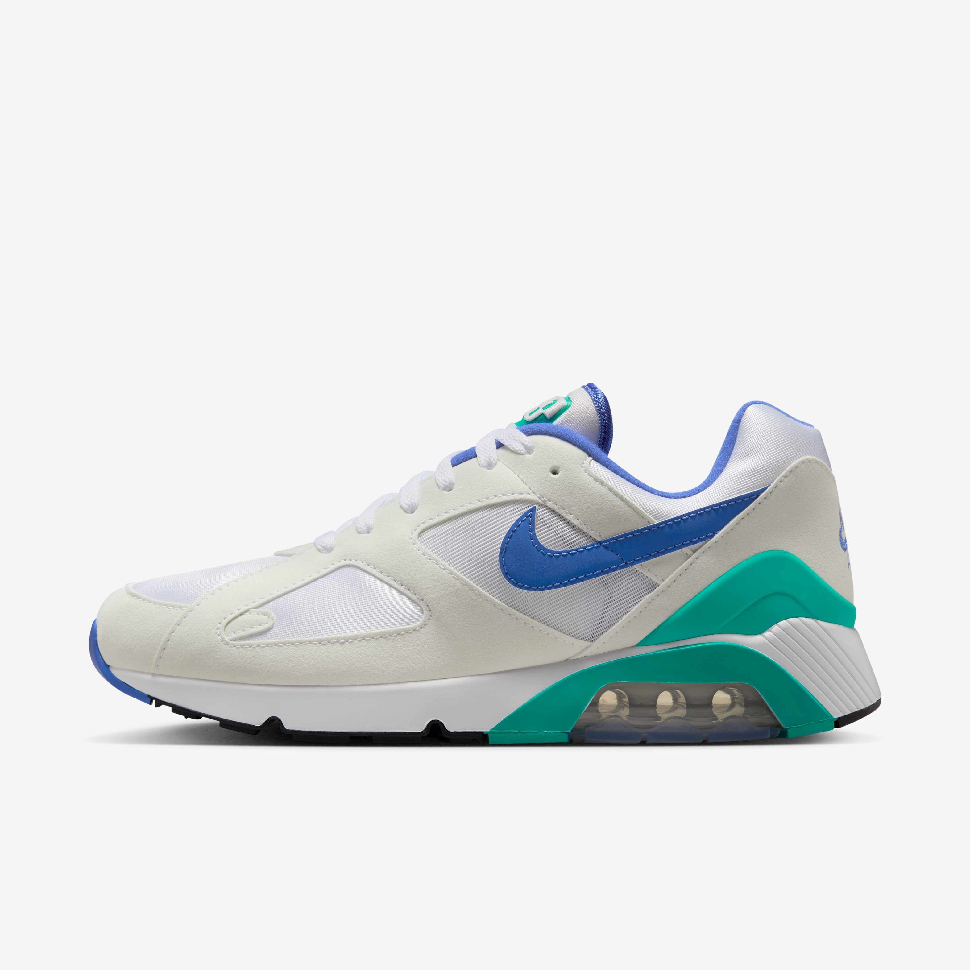 Buy Nike Air 180 Men's Shoes White/Clear Jade II/Black/Medium