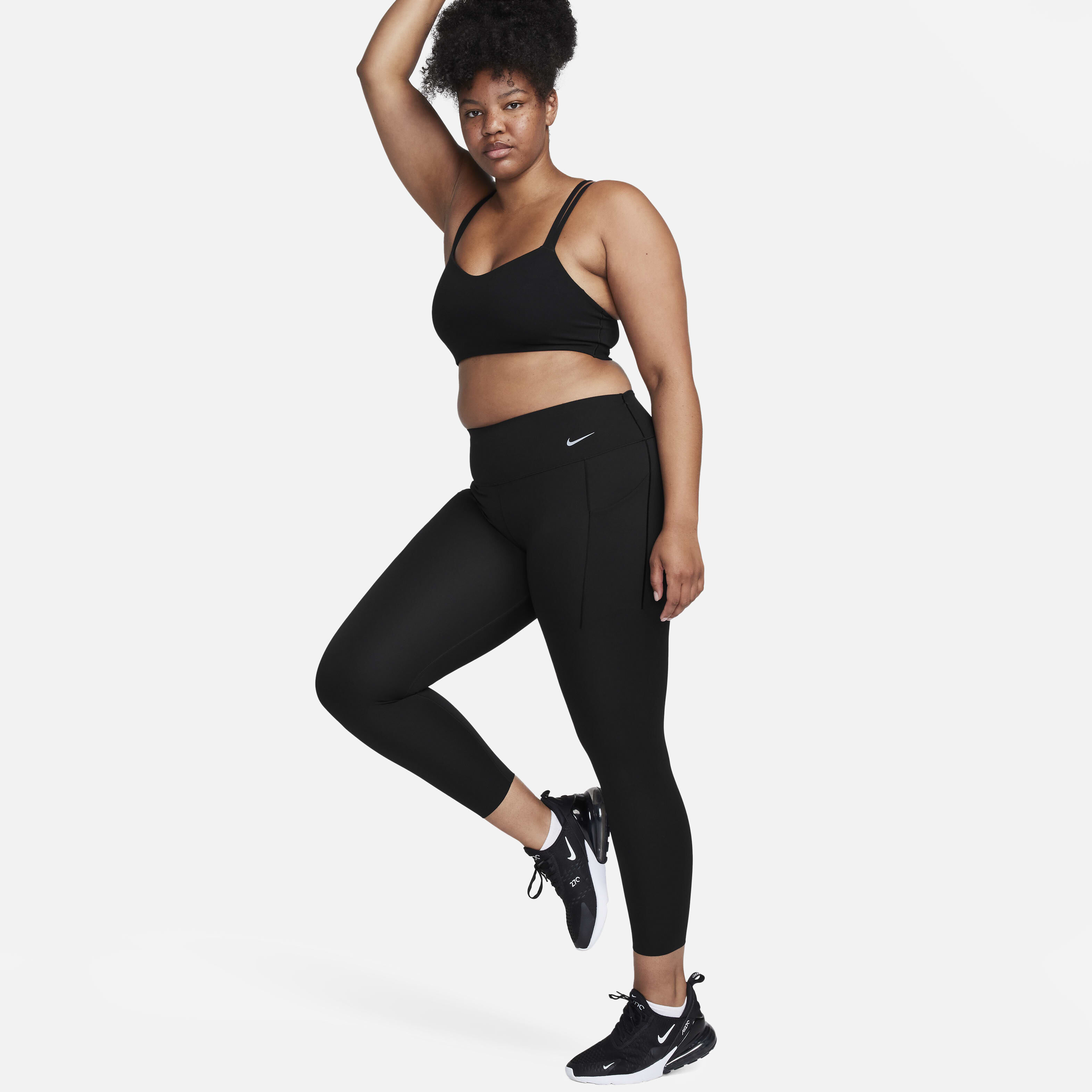 Buy Nike Universa Women s Medium Support Mid Rise 7 8 Leggings with Pockets Nike Kuwait Official