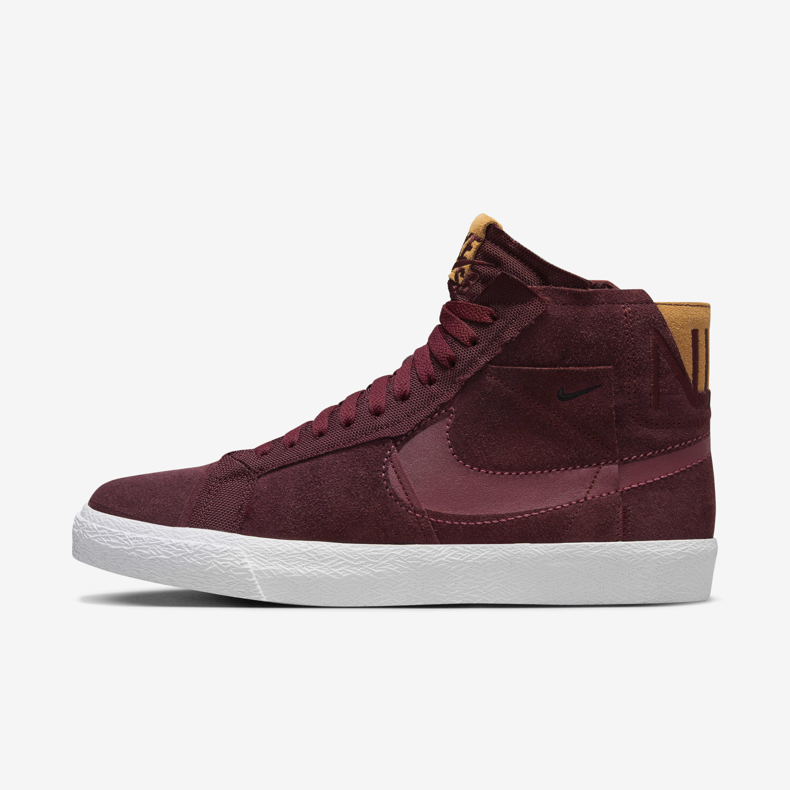 Buy Nike SB Zoom Blazer Mid Premium Skate Shoes Night Maroon Night Maroon White Rosewood Nike Kuwait Official