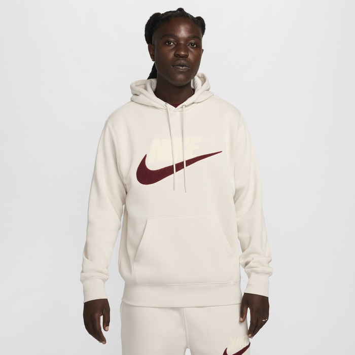 Buy Nike Club Fleece Men's Pullover Hoodie Light Orewood Brown