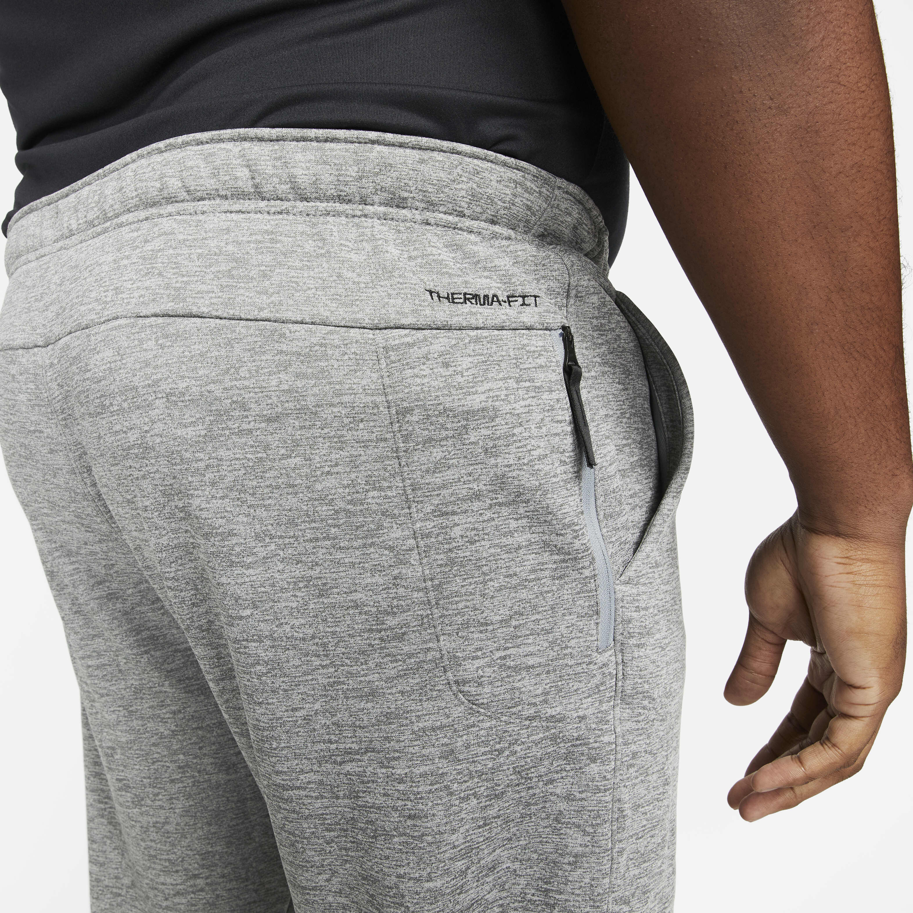 Nike therma pants grey hot sale