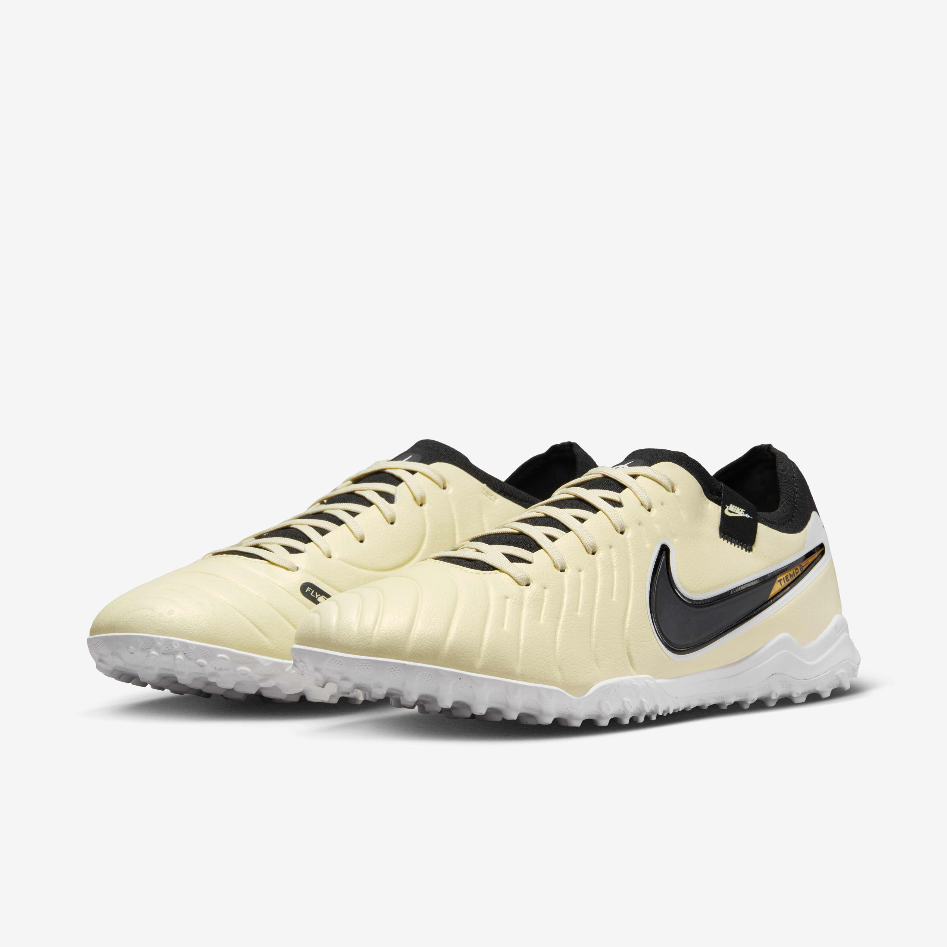 Buy Nike Tiempo Legend 10 Pro Turf Low Top Football Shoes Lemonade Metallic Gold Coin Black Nike Kuwait Official
