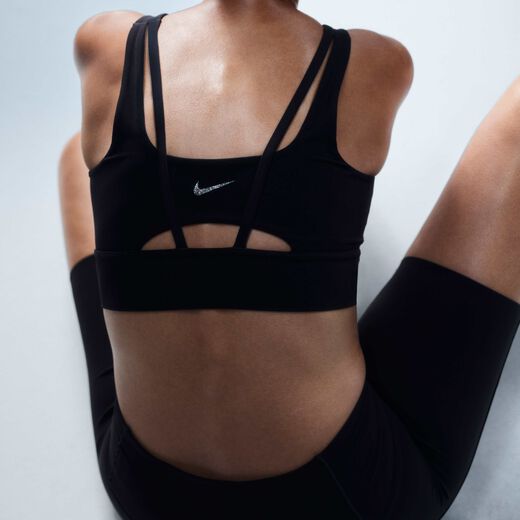 Nike Well Festival - اليوغا-نايكي, نايكي زينفي, صدرية لونجلاين الرياضية مبطنة بدعم متوسط للنساء