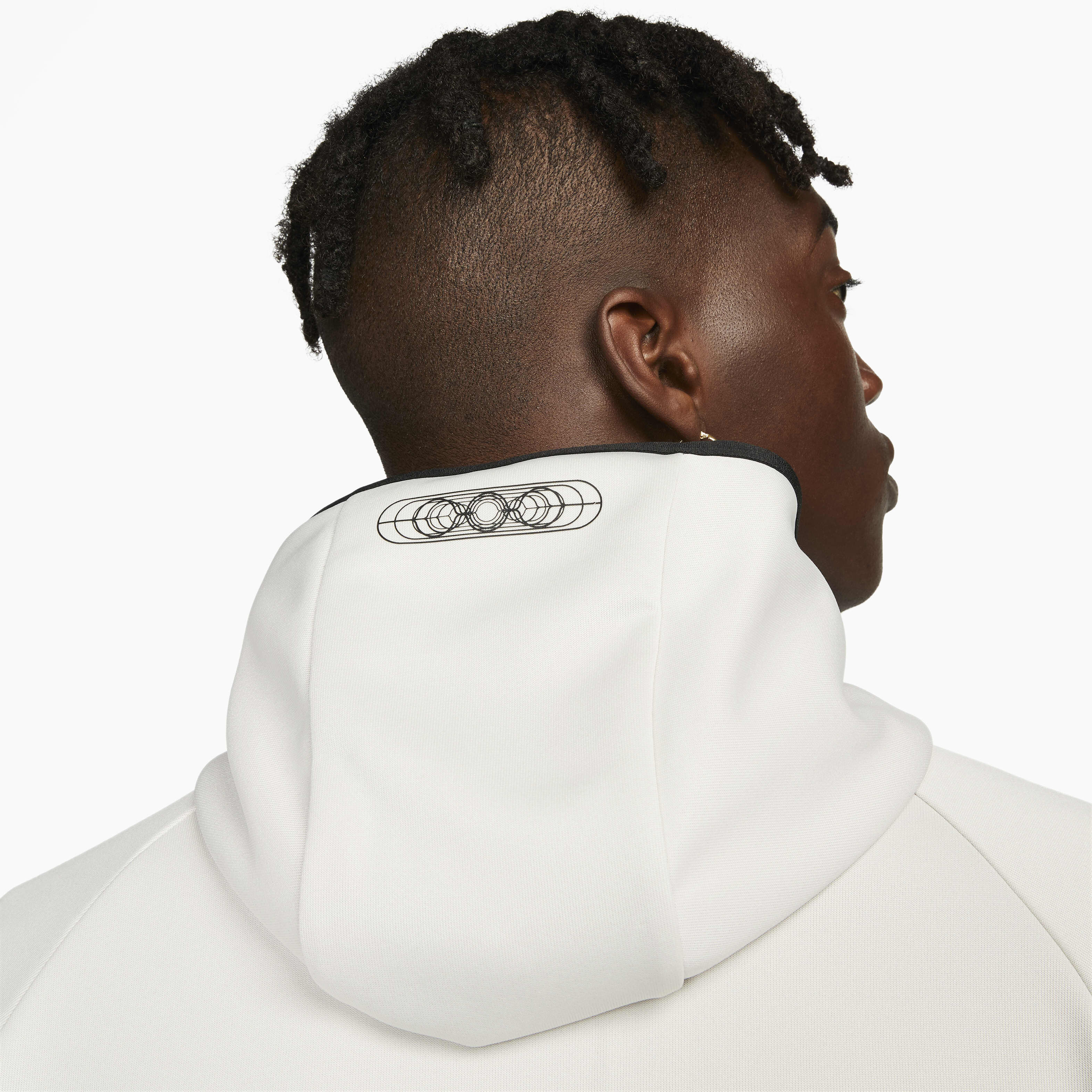 nike air max full zip hoodie white