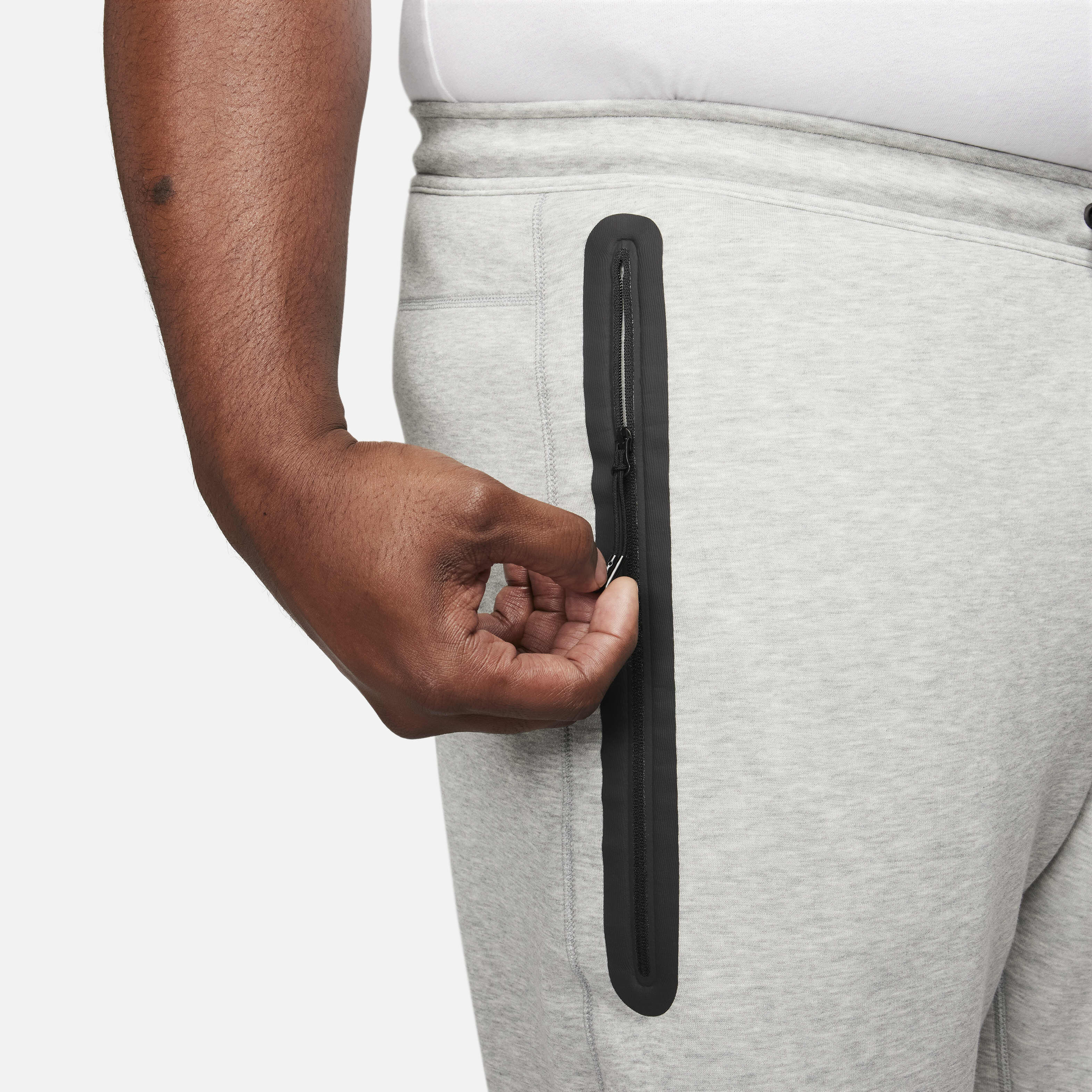 Nike tech fleece pants with zipper clearance