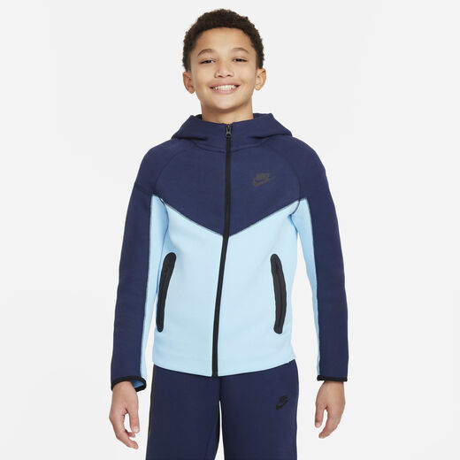 Kids Colour Pop-Nike, Nike Sportswear Tech Fleece, Older Kids' (Boys') Full-Zip Hoodie