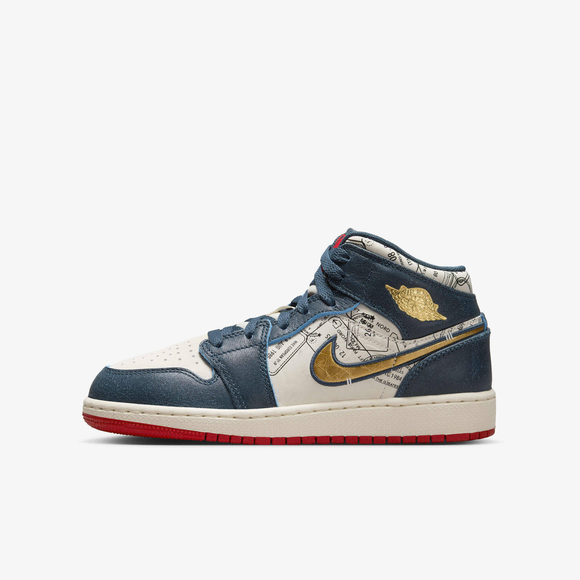 Buy Air Jordan Mid SE Older Kids' Shoes Armoury Navy/Pale