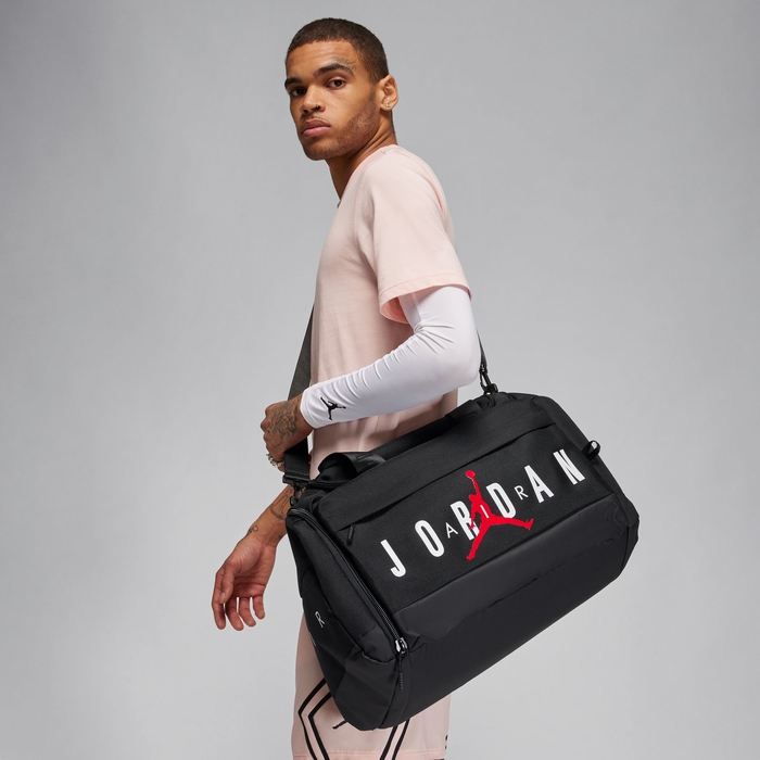 Buy Jordan Duffel Bag (46L) Black Nike Kuwait Official
