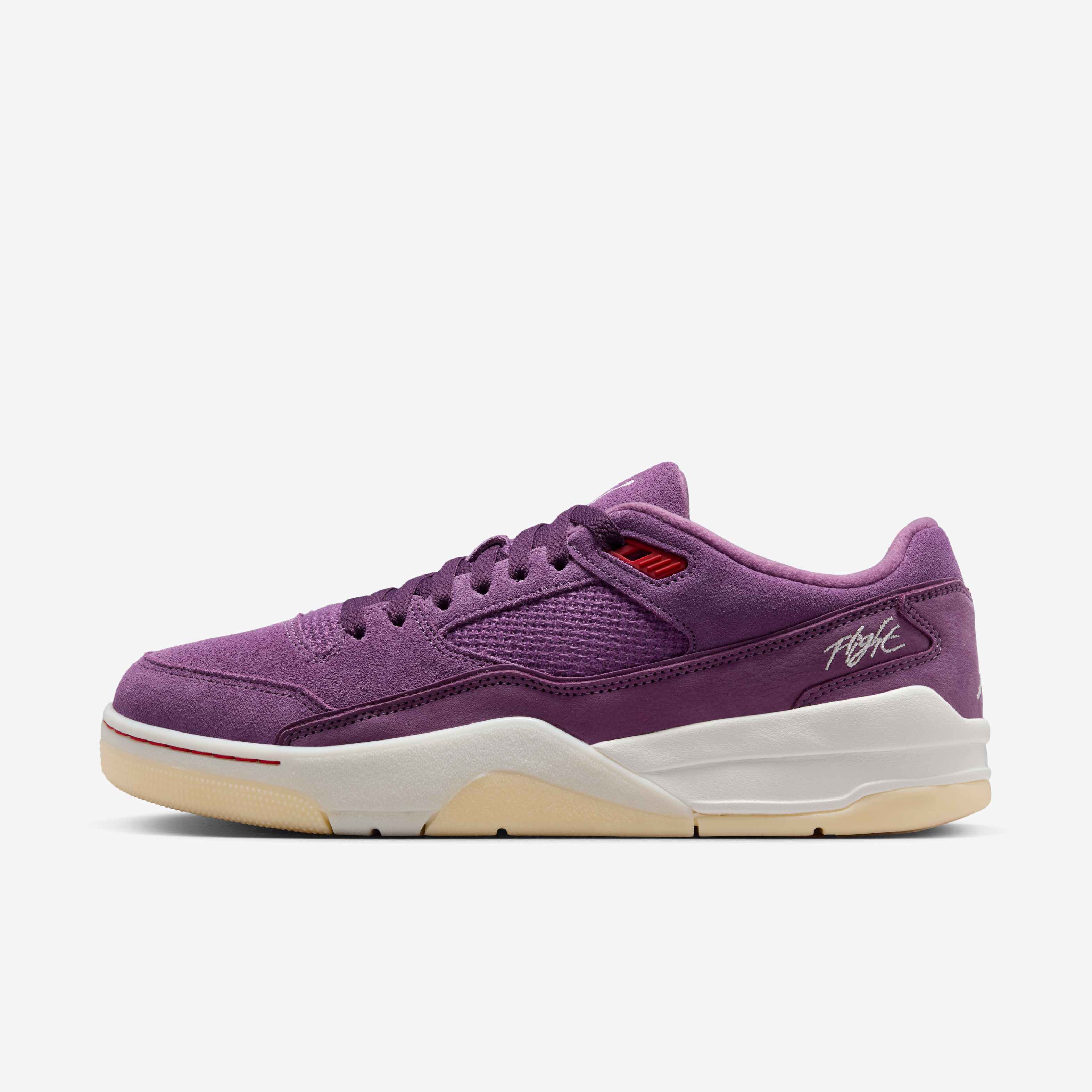 purple jordan flights