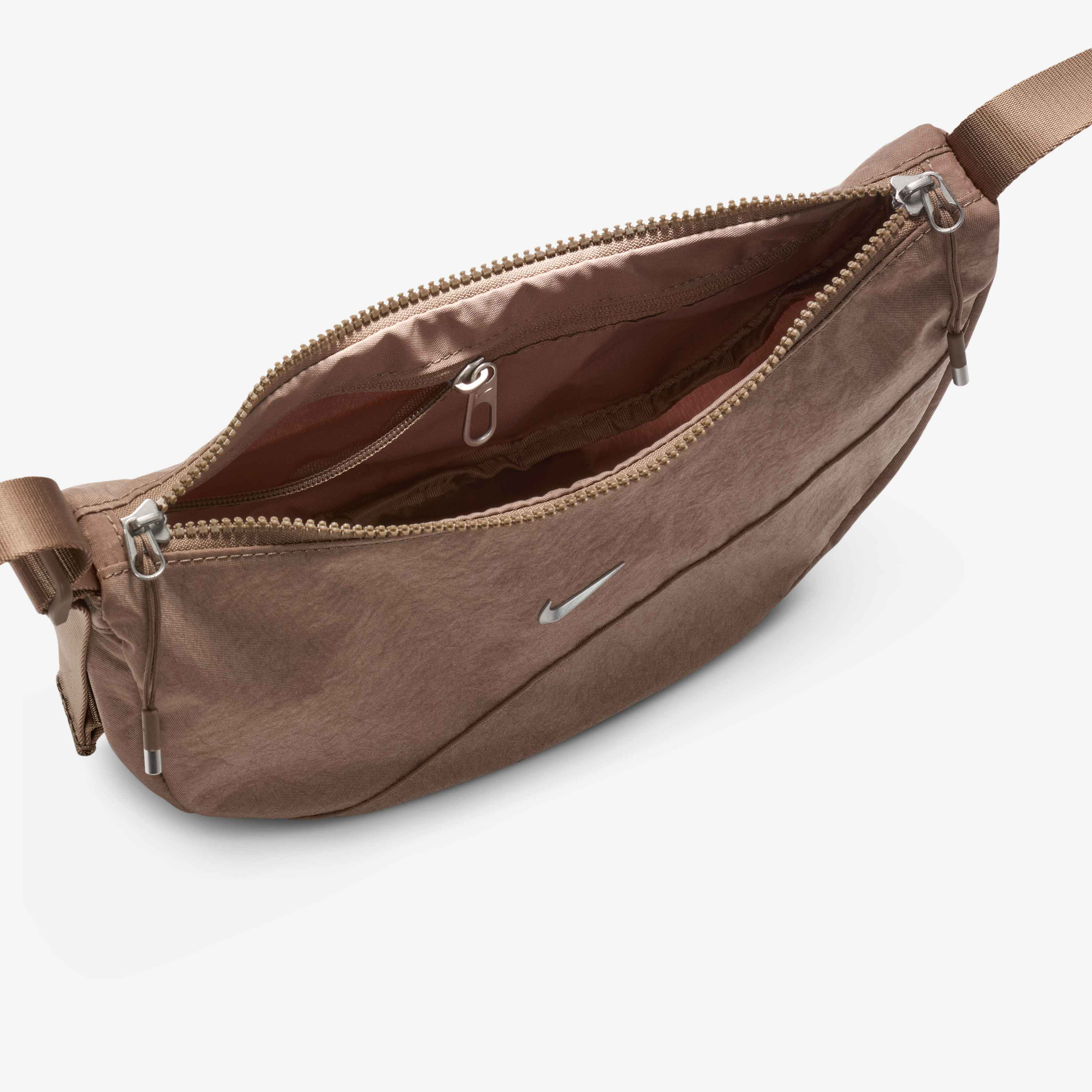 Buy Nike Aura Crescent Cross-Body Bag (4L) - Mink Brown/Mink