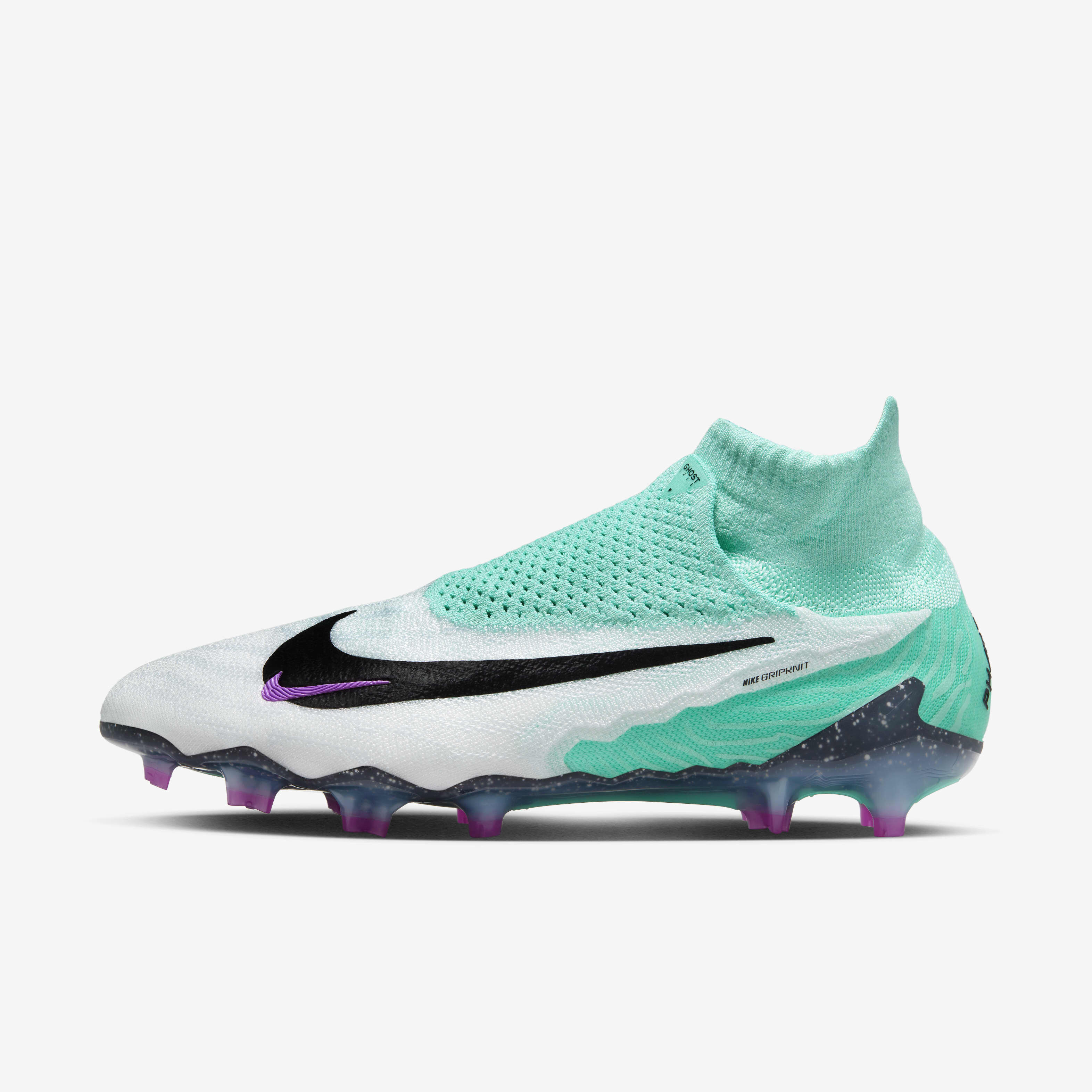 Buy Nike Phantom GX Elite Firm Ground High Top Football Boot Hyper Turquoise Fuchsia Dream White Black Nike Kuwait Official