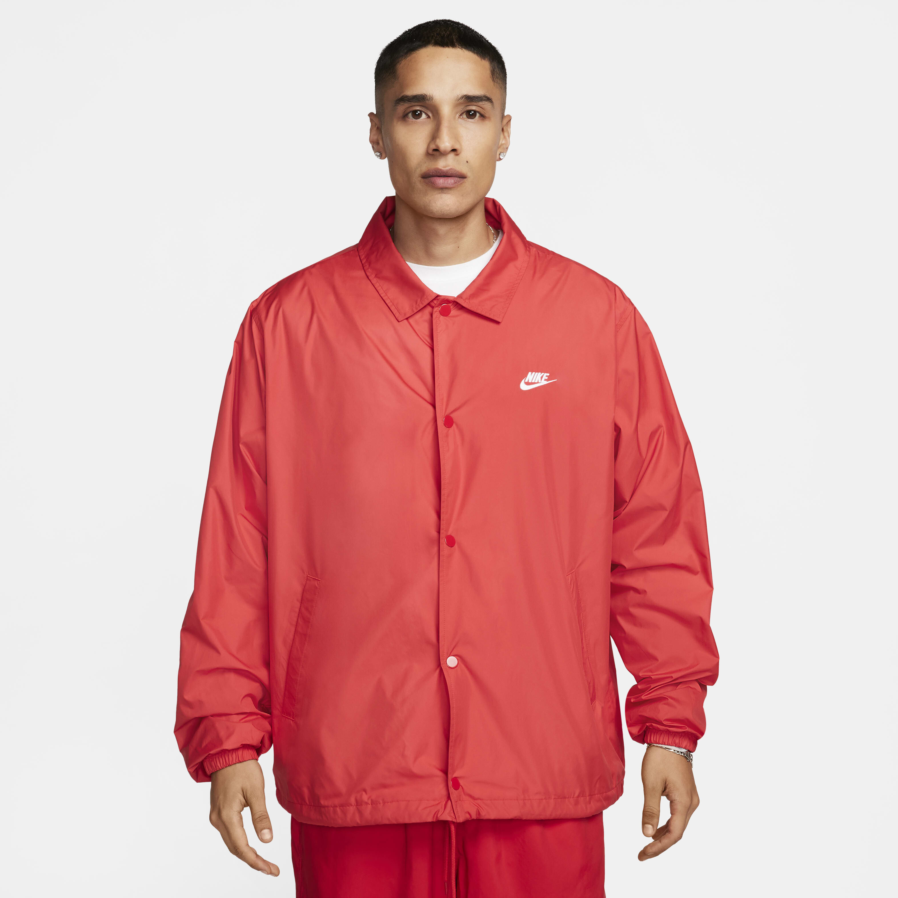 Buy Nike Club Men's Coaches' Jacket - University Red/White @ Nike